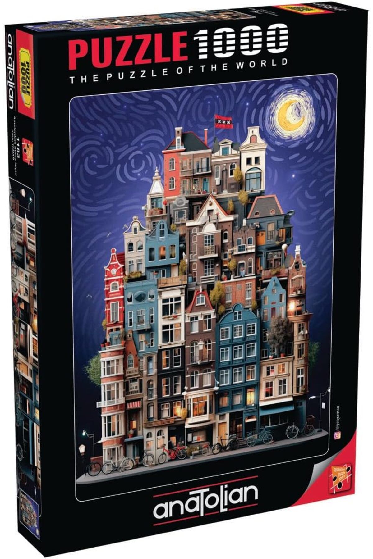 STOREMAX svticaret Puzzle - Amsterdam Starry Night / 1000 Parça Puzzle, #1183 mhm 1053513