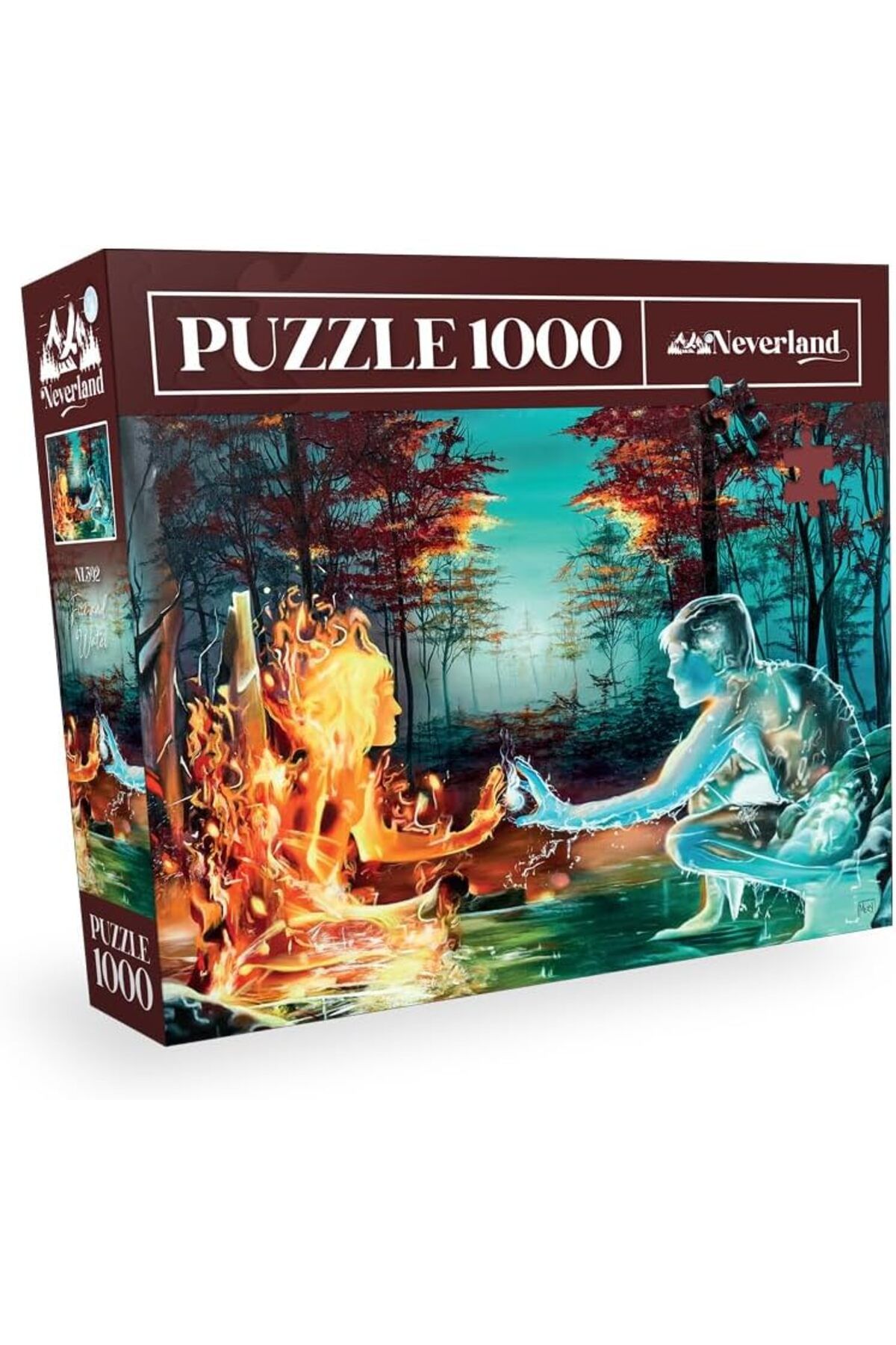 STOREMAX htpshopmx 1000 Parça Puzzle - FIRE AND WATER (ATEŞ VE SU) str http 1092444