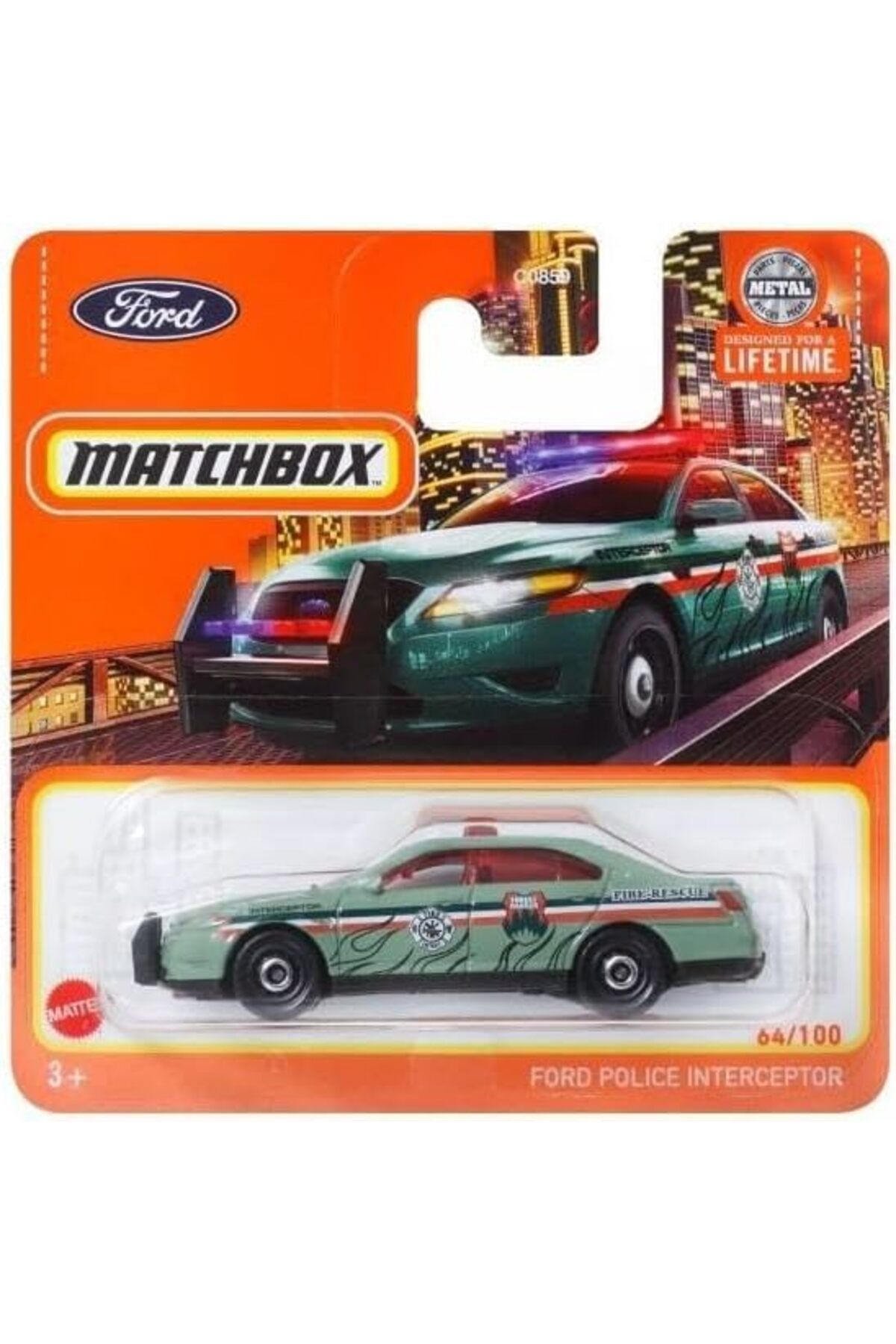 STOREMAX nffashopm C0859 1:64 Tekli Arabalar Ford Police Interceptor HVN97 storestarx 1051353