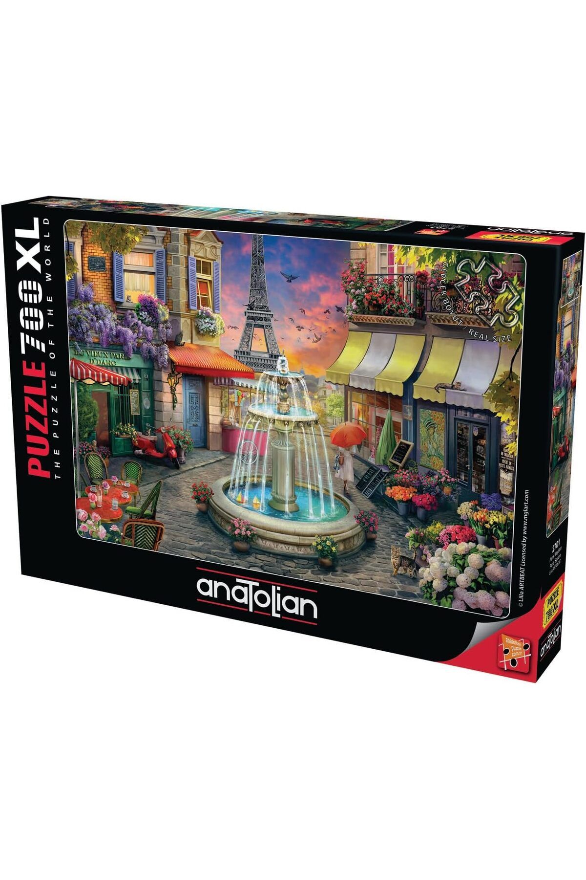 STOREMAX gelalpzr Puzzle - Paris Meydanı / 700 Parça Puzzle, #2701 aynet 1109110