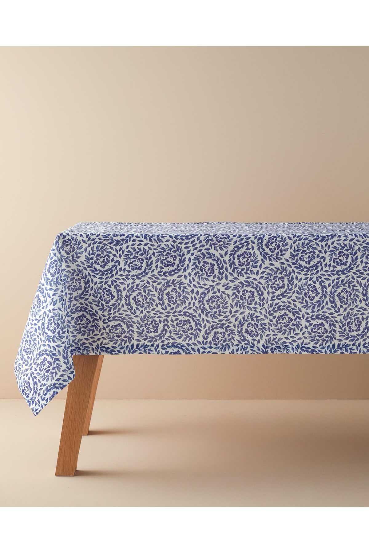 STOREMAX mrttnca Home Carnival Floral Polyester Masa Örtüsü Mavi trndymrt 1087243