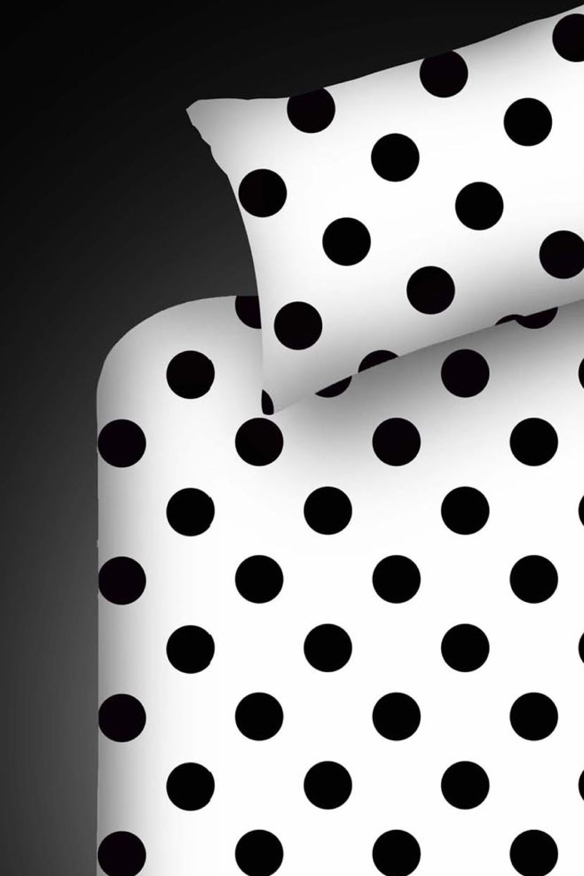 Eponj Home-Single B&W Point Pes Elastic Sheet Set 3