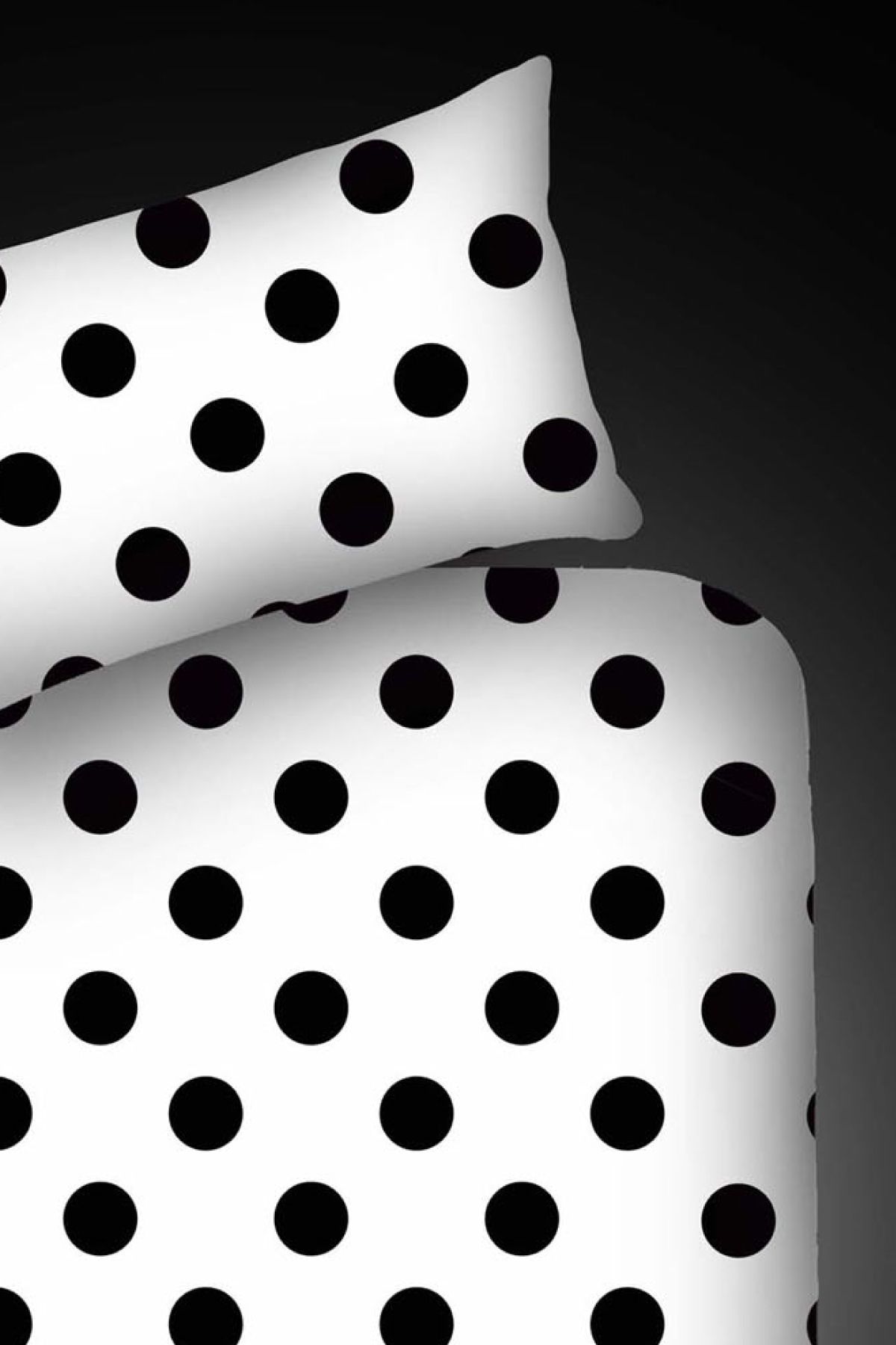 Eponj Home-Single B&W Point Pes Elastic Sheet Set 4