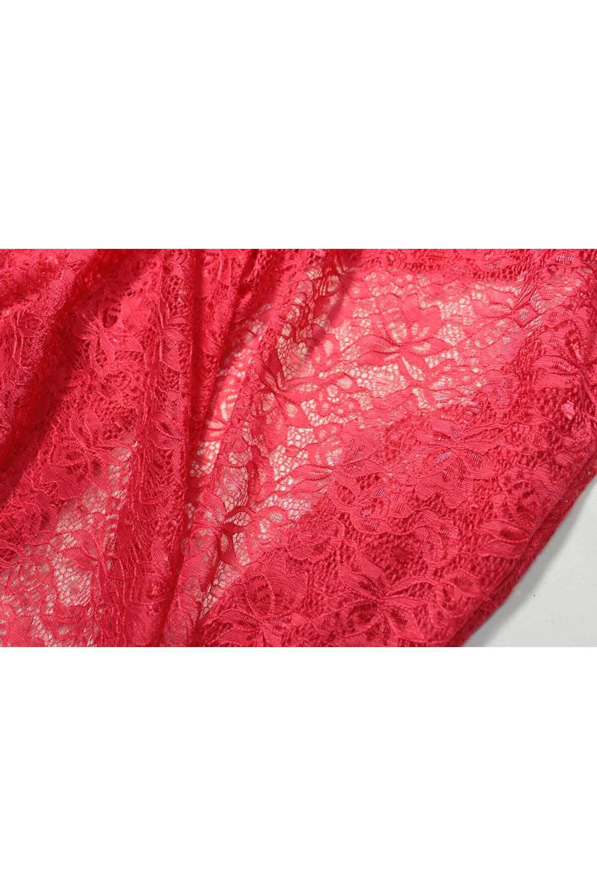 FabricLoom Guipure Lace Fabric - Patterned, Delicate and Lightweight Lace for Elegant Clothing, Dressmaking, Cr