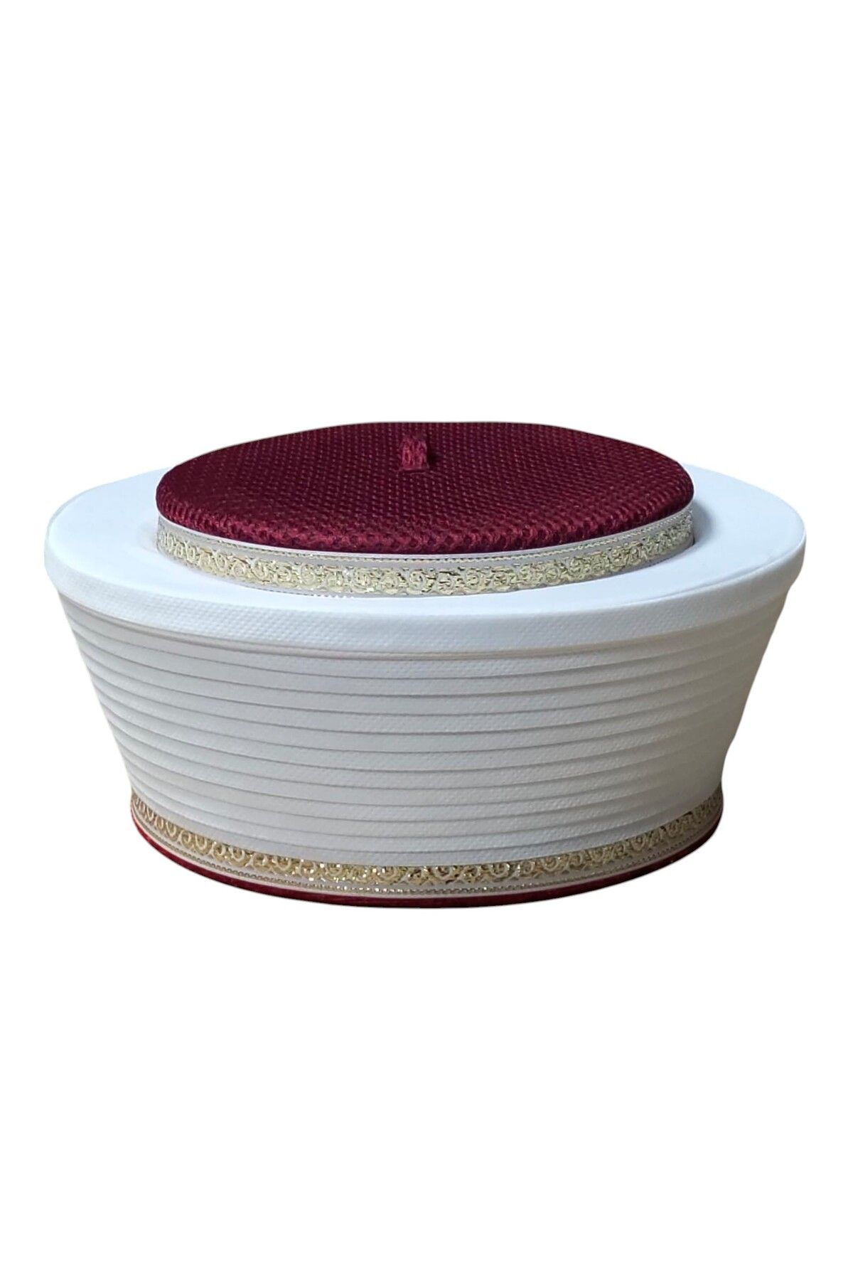 şahinbak-Claret Red Sariq - Mesh Sariq, Imam Sariq, Skullcap, Fes, Cübbe S222 2