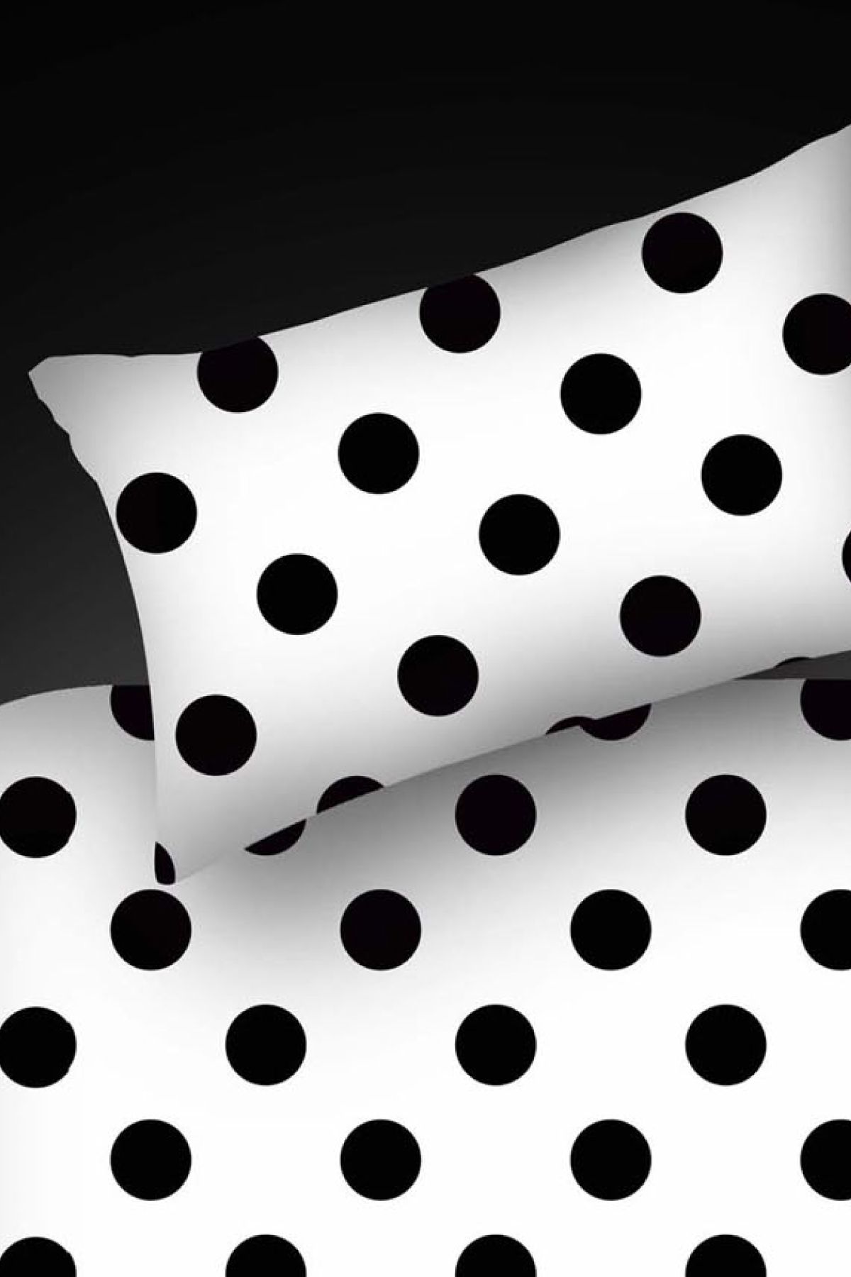 Eponj Home-Single B&W Point Pes Elastic Sheet Set 5