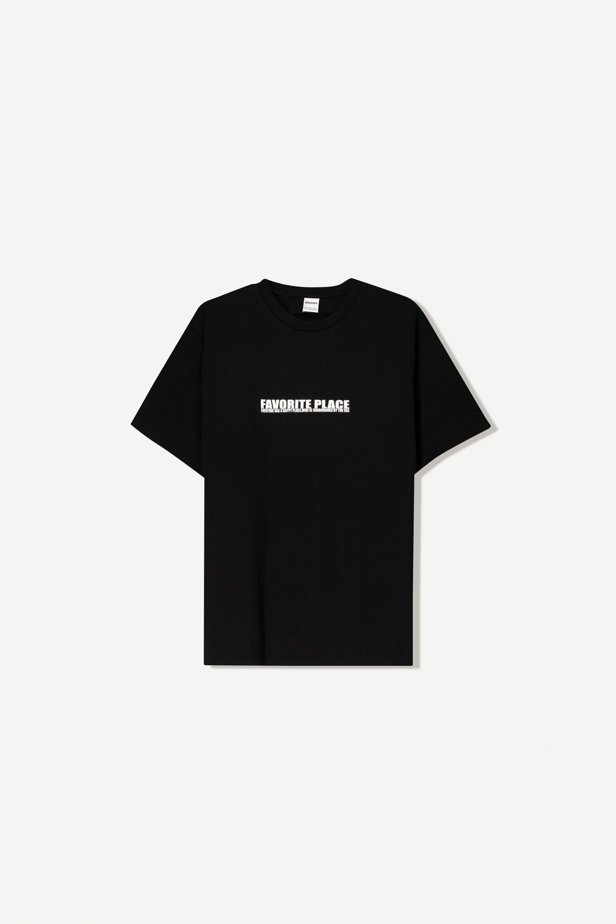 تی شرت آستین کوتاه طرح دار Bershka