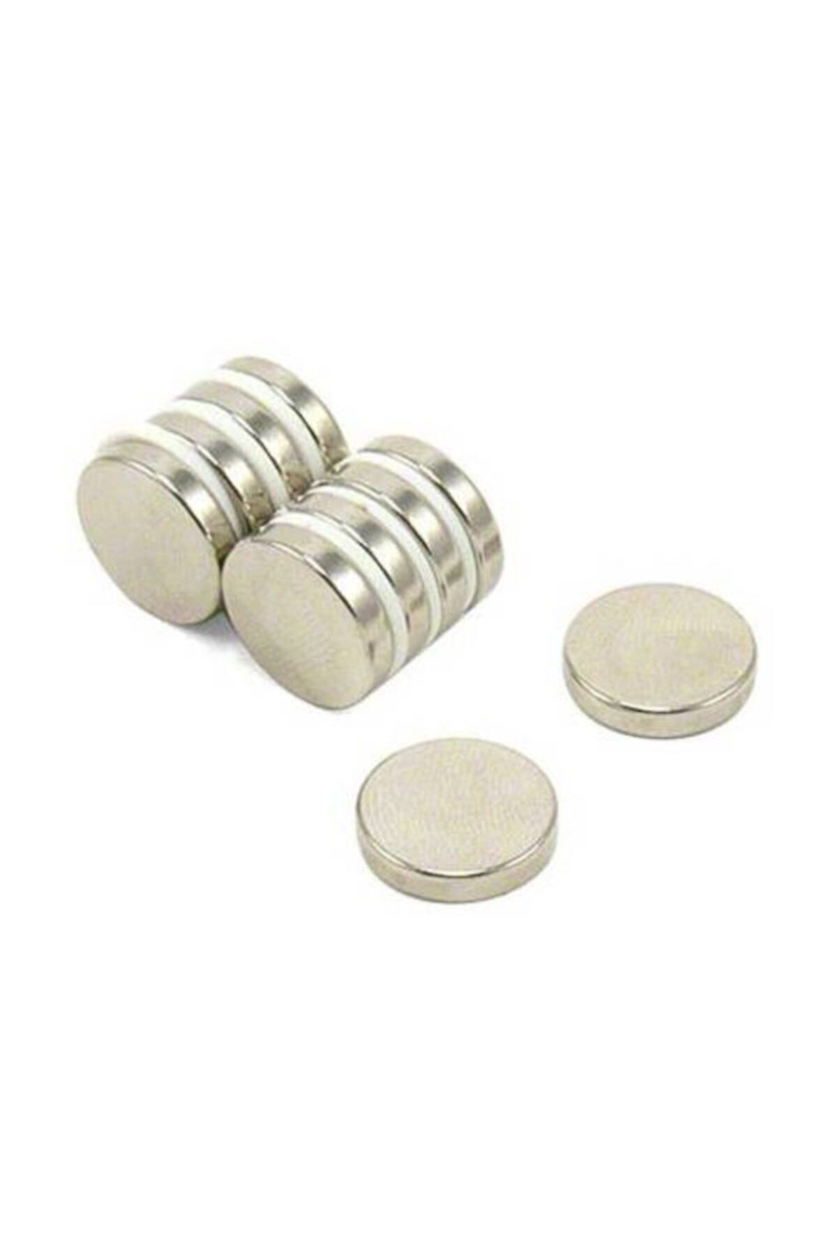 Elioure 20 Adet 15mm X 3mm Yuvarlak Süper Güçlü Neodyum Mıknatıs