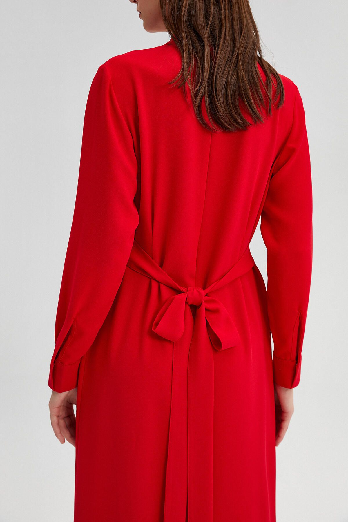 Touché Privé-Crop-Kleid mit Taillengürtel 4