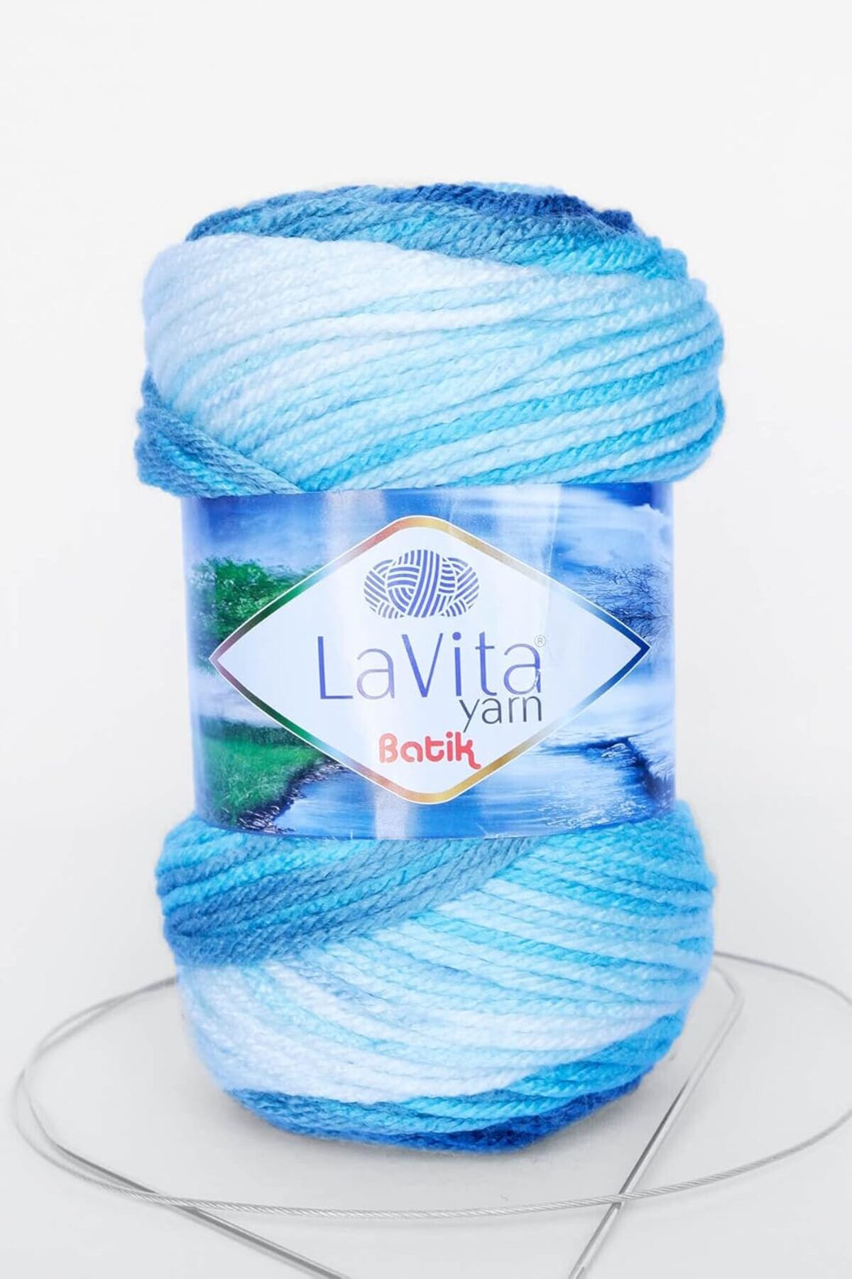 yenibagshop Yarn Batik El Örgü İpi Taka Yarn (DG04-Zambak)