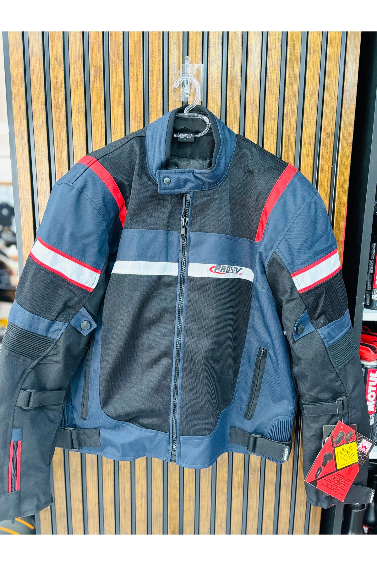 Prosev 027 RATURE 4 MEVSİM KORUMALI MOTOSİKLET MONTU (LACİVERT-SİYAH)