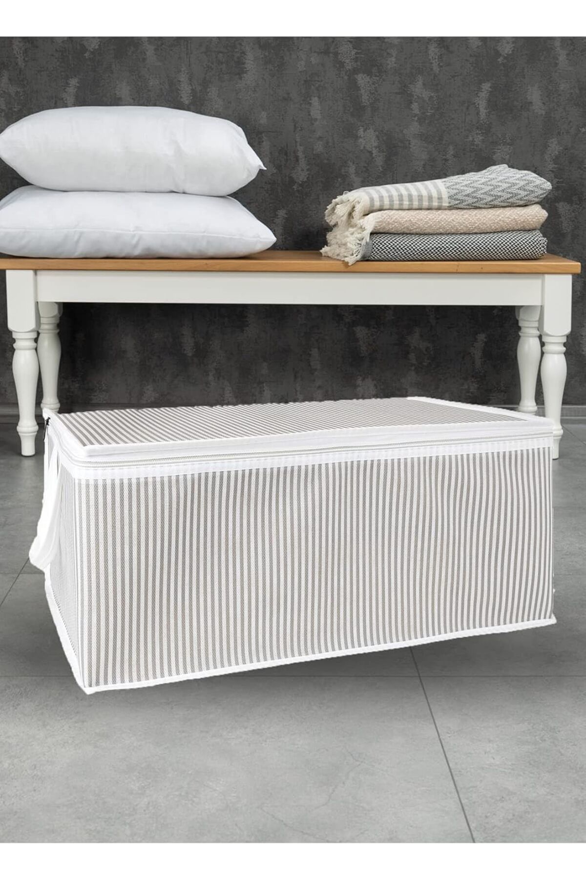 STOREMAX nffashopm Kapısı Tela Kumaş Yorgan Yastık Kıyafet Hurcu Düzenleyici (50 x 30 x 20) storestarx