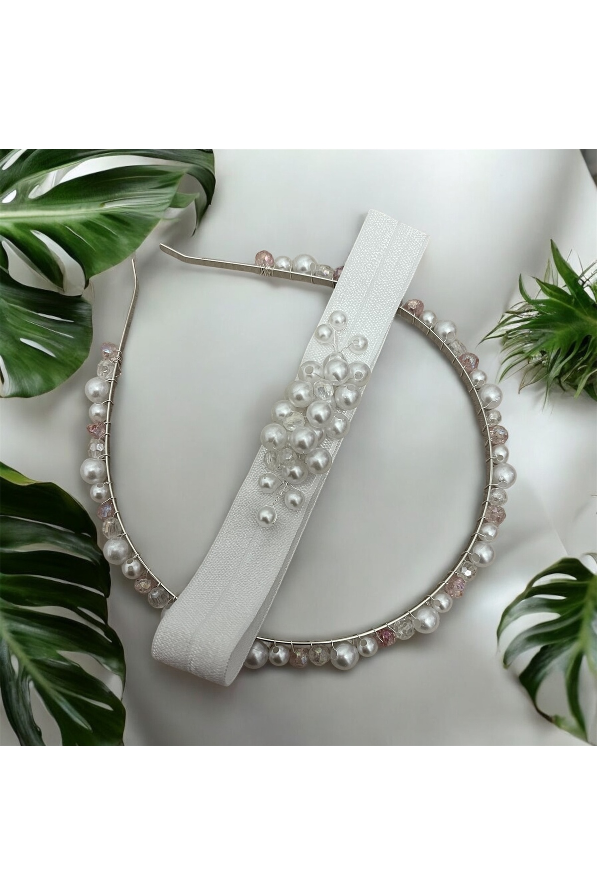 Kadamorganik Mercan Somon Lohusa Seti, Anne Bebek Tacı fotoğrafı 2 (önizleme)