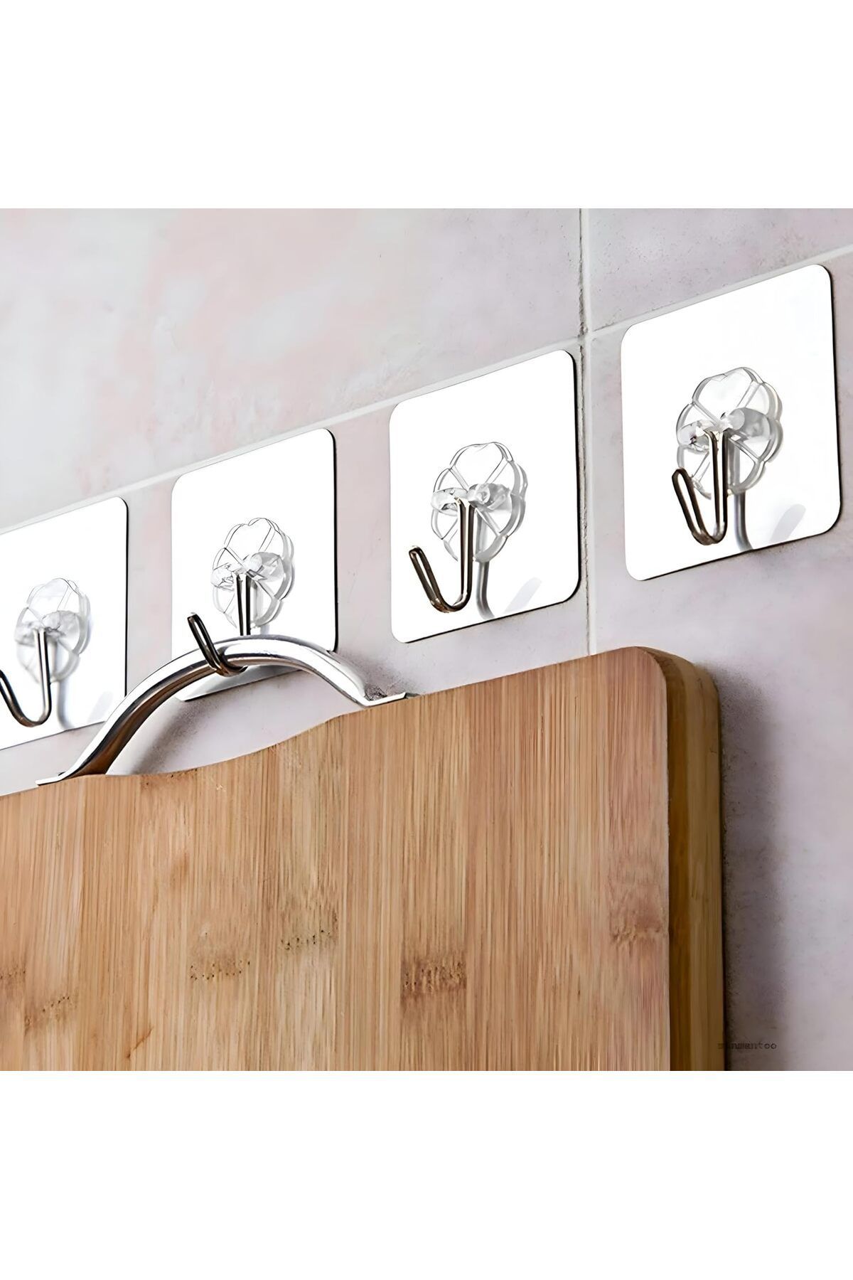 STOREMAX Kendinden Yapışkanlı Şeffaf Askı Askılık Havluluk 5'li Set 1092444