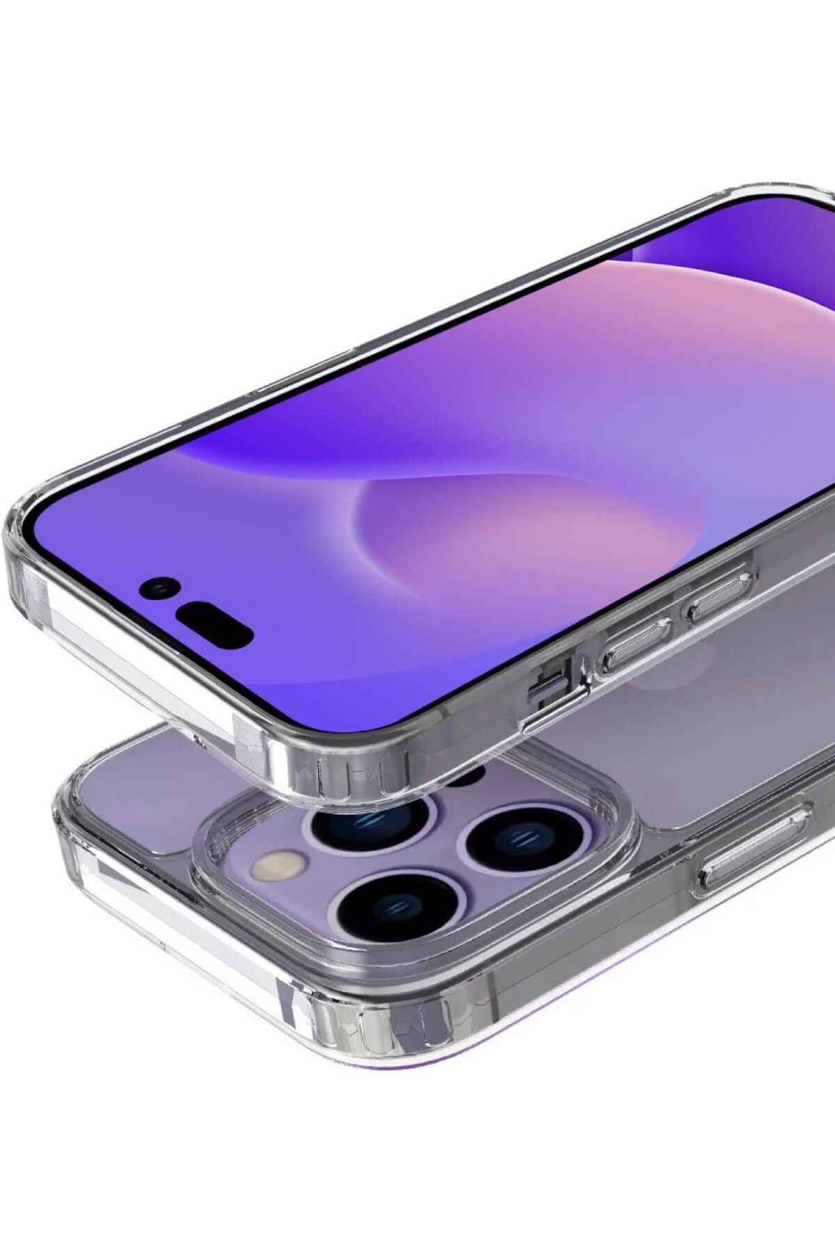 HYPHEN-حافظة AIRE الشفافة الصلبة - متوافقة مع iPhone 14 Pro 6.1 4
