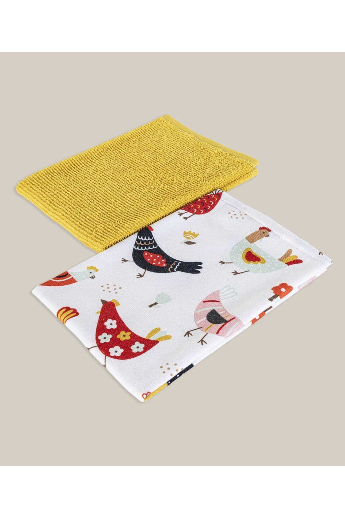 Maisonette-Kitchen Towel - Yellow - Cotton 1