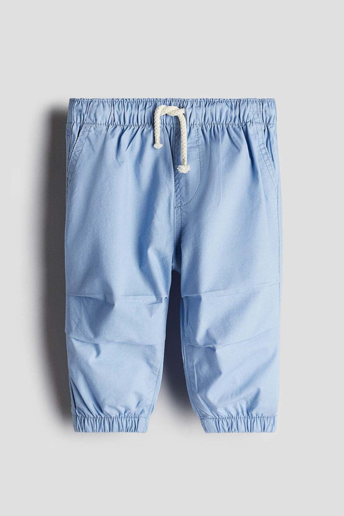 H&M-Cotton poplin joggers 1