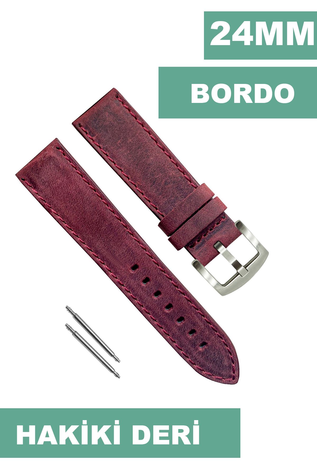 Trendburada-24mm Fossil-Welder-Wesse-Casio-Armani-Omega-Seiko-Tissot Watch Compatible Crazy Leather Watch Band 1