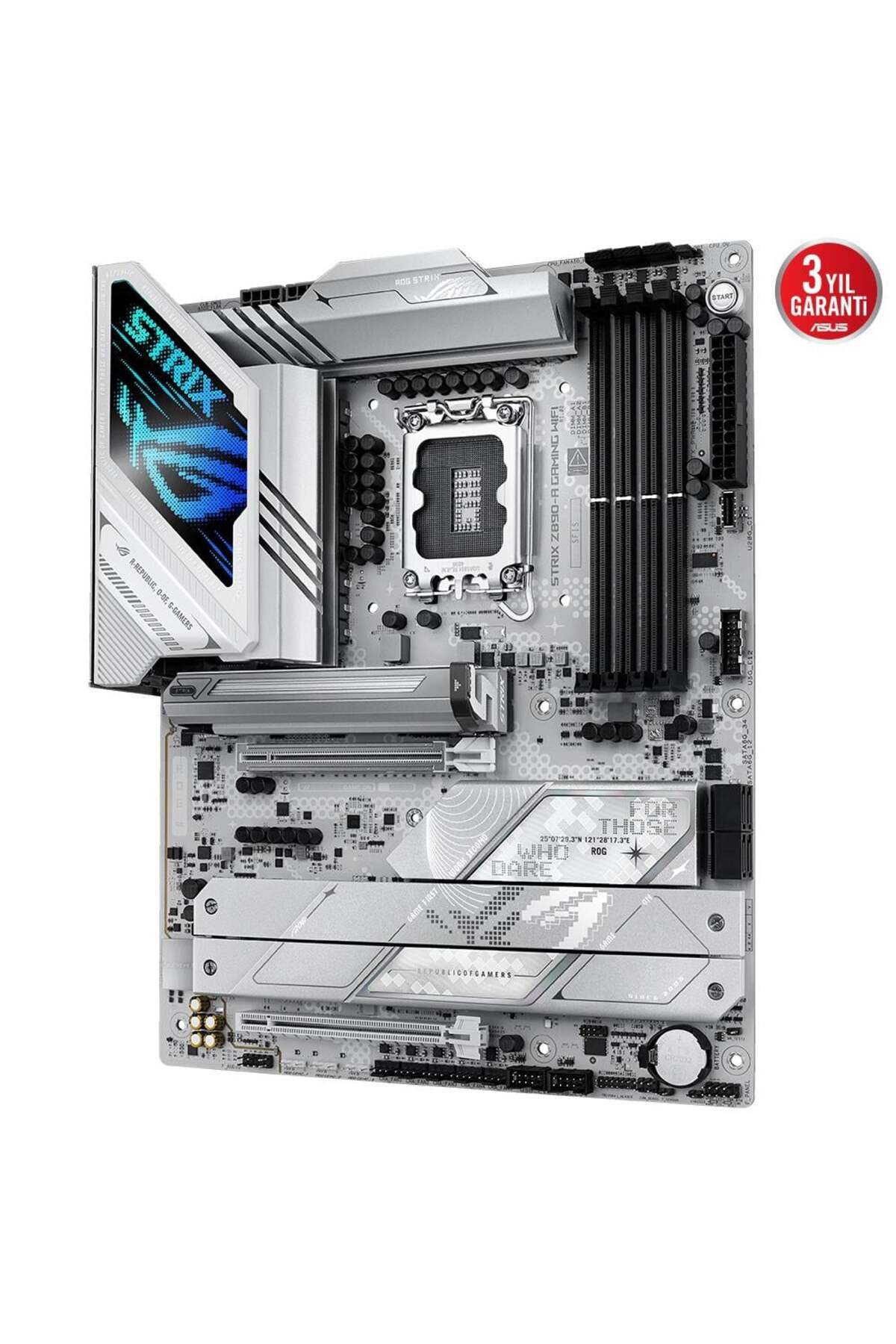 ASUS-Rog Strix Z890-A - Gaming Wifi Ddr5 5Xm2 Usb3.2 Rgb Lan Atx 4
