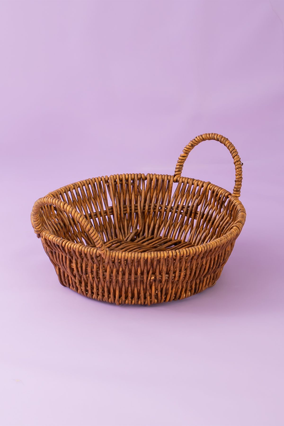Porsima-304-C Set rotund de 3 coșuri din răchită - Coș organizator pentru casă și baie 5