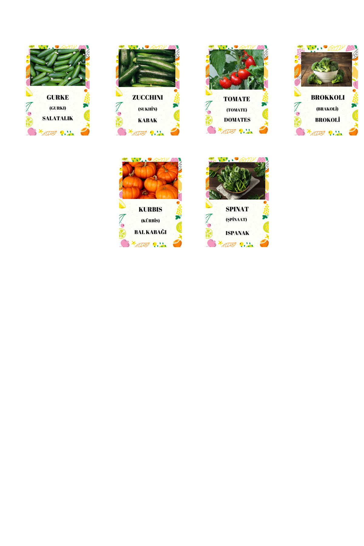 Baby ALMANCA SEBZELER FLASH KARTLAR fotoğrafı 2 (önizleme)