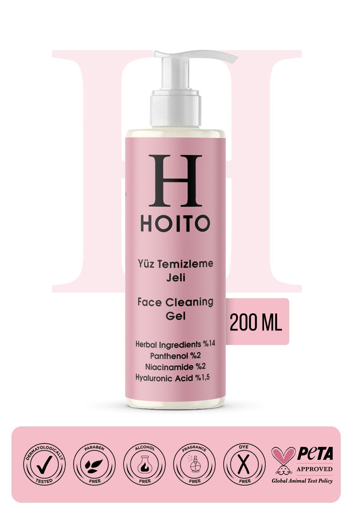 Yüz Temizleme Jeli 200ml-herbal Ingredients%14 Panthenol %2 Niacinamide%2 Hyaluronic Acid%1,5 — H10006 — تصویر 4 از 8