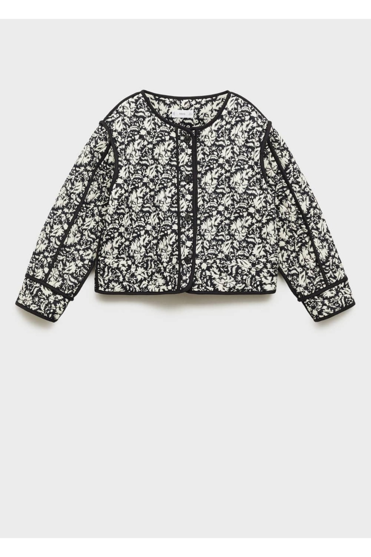 Desenli kapitone ceket