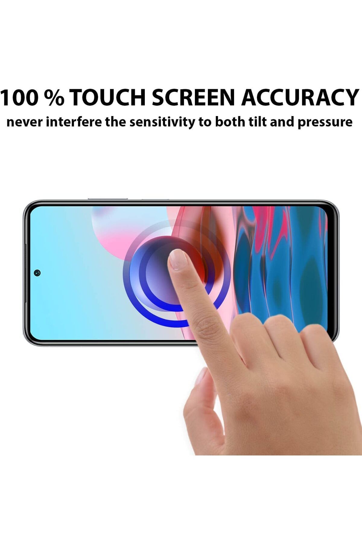 AWH-Screen Protector for Xiaomi Redmi Note 10/10s, Easy Install, Bubble Free, Anti-Scratch 6