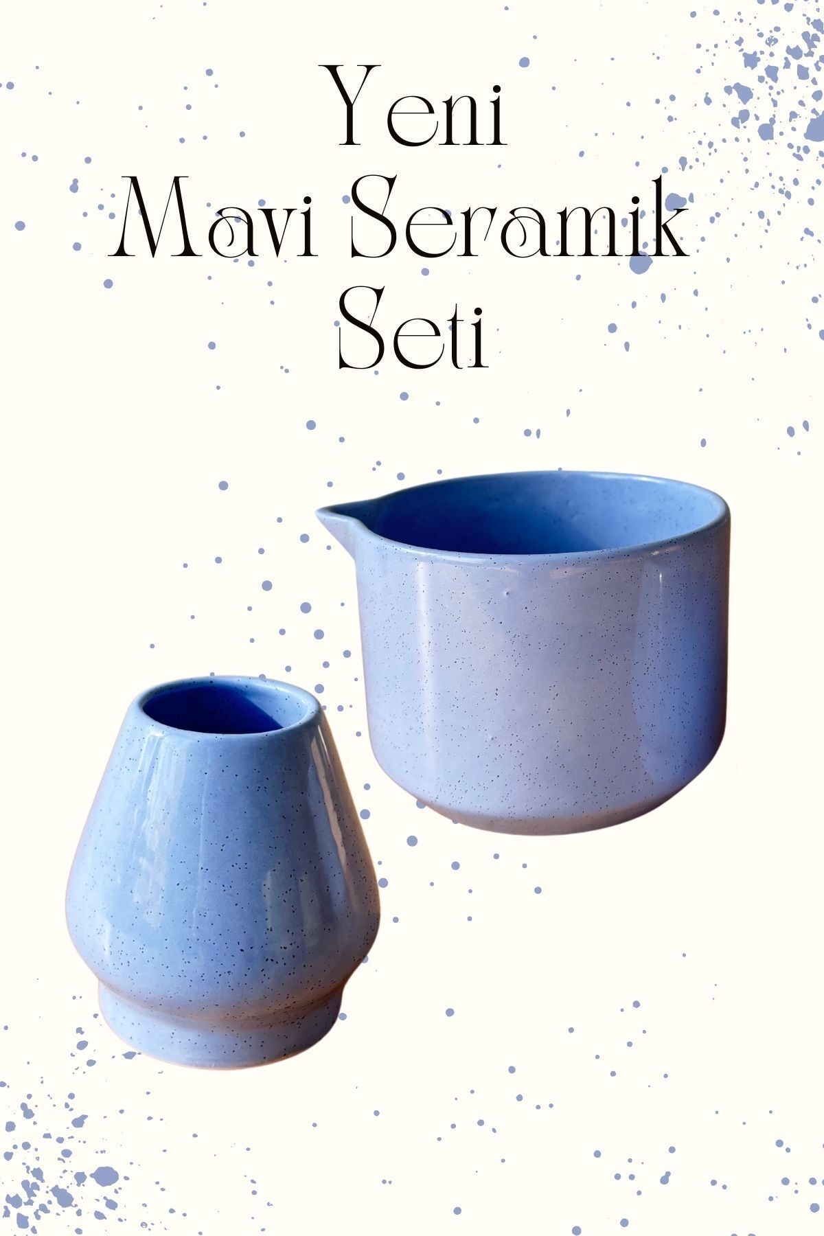 Mim and More-Blue Ceramic Matcha Set 1