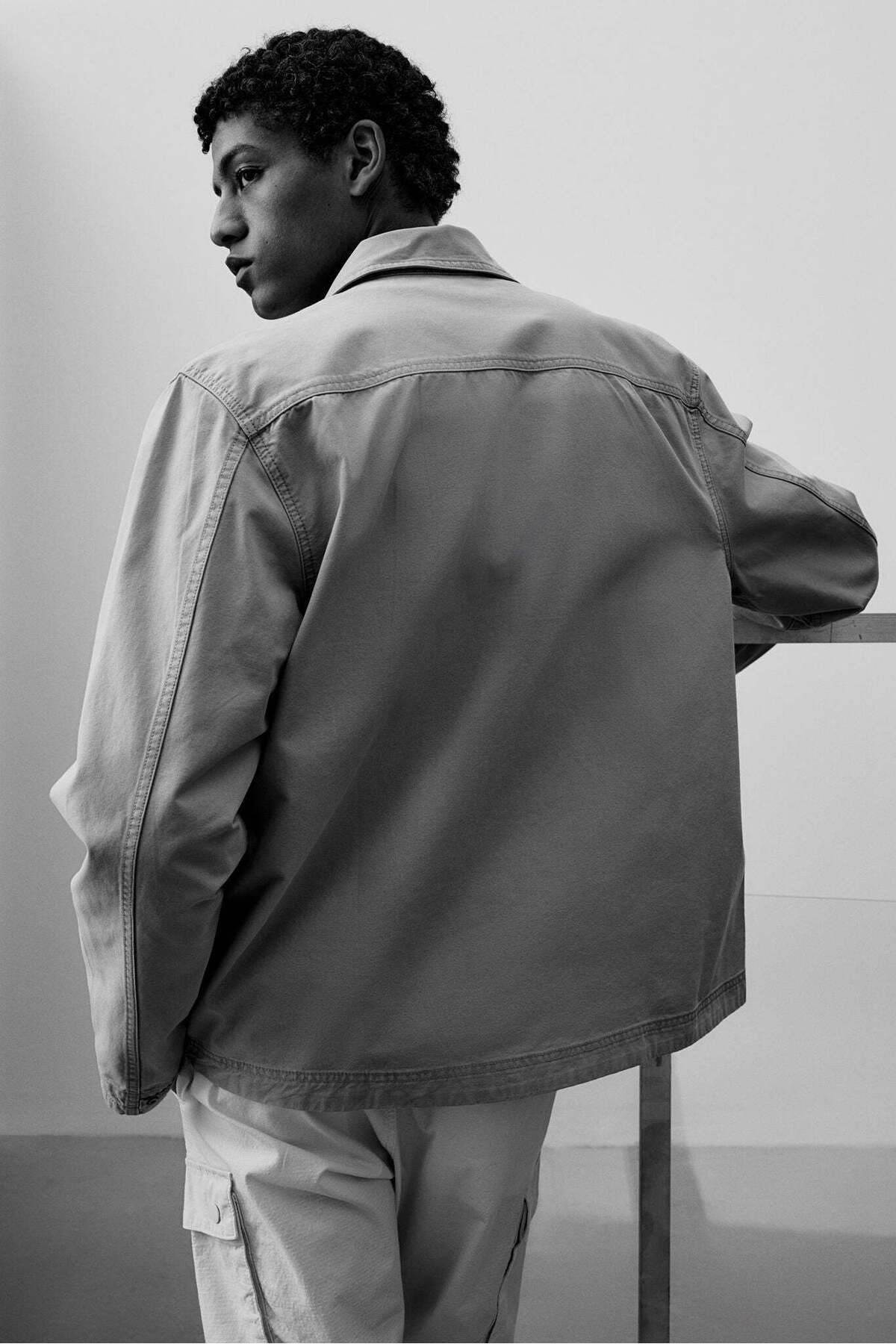 H&M-Regular Fit Canvas overshirt 8