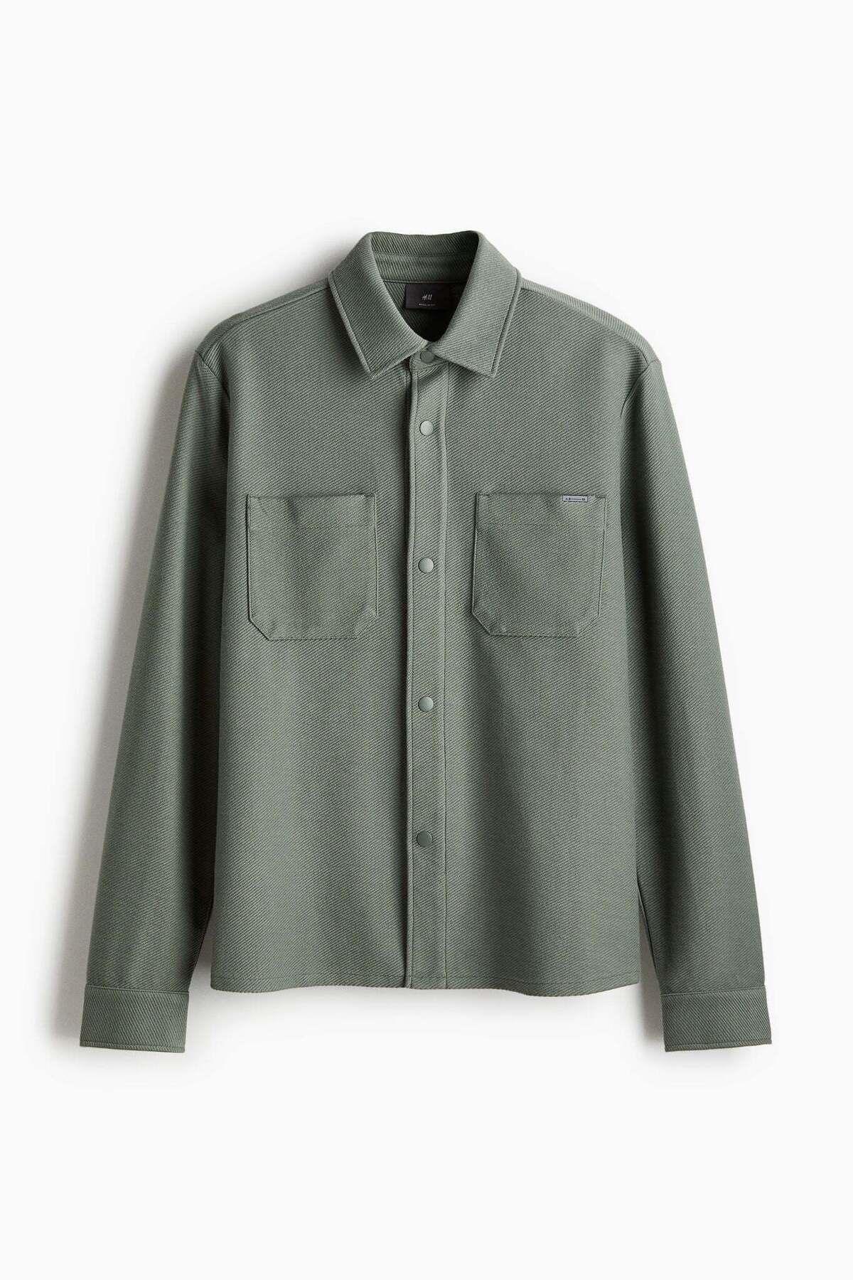 H&M-Regular Fit Cotton overshirt 2