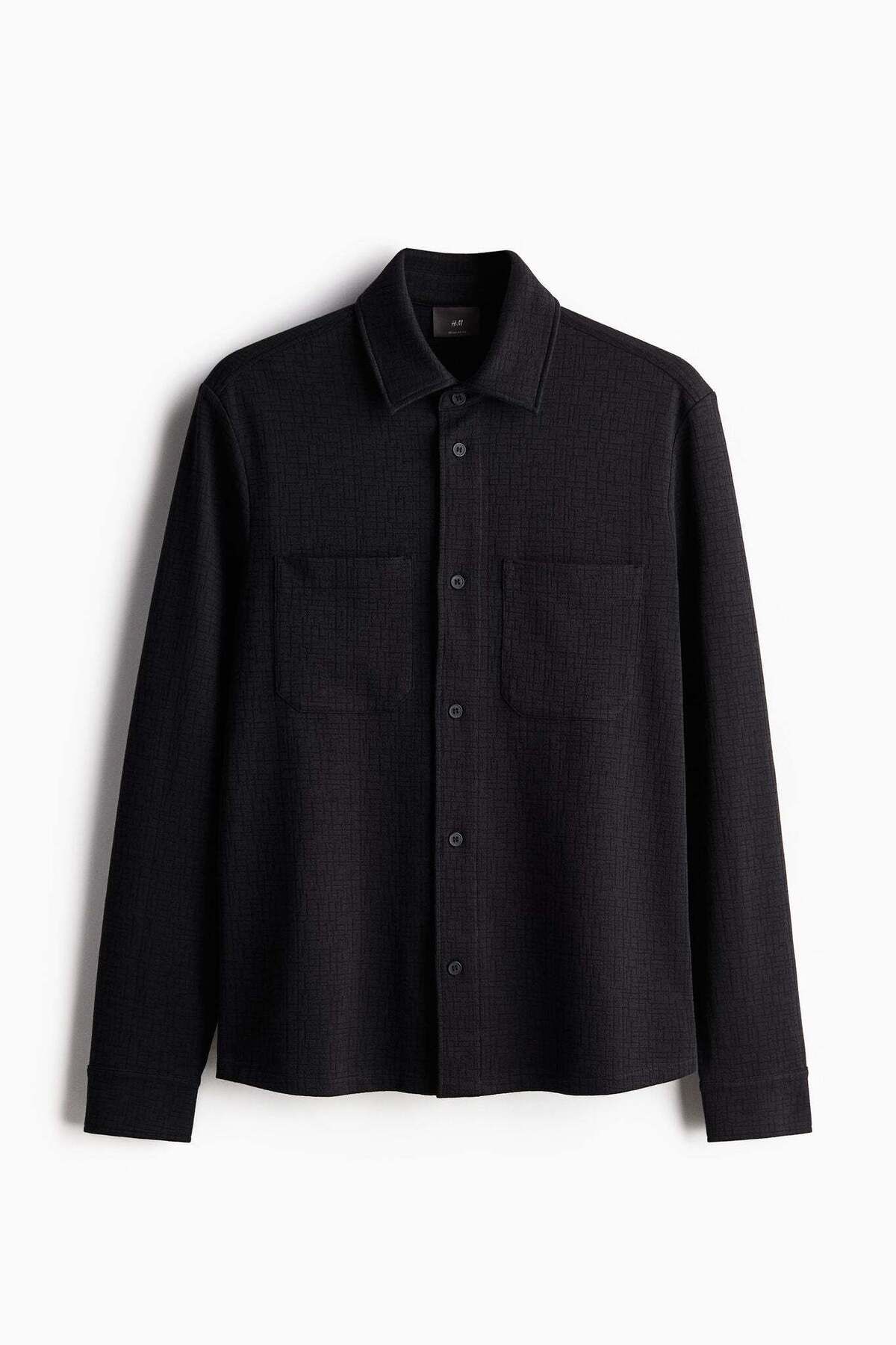 H&M-Regular Fit Structured overshirt 5