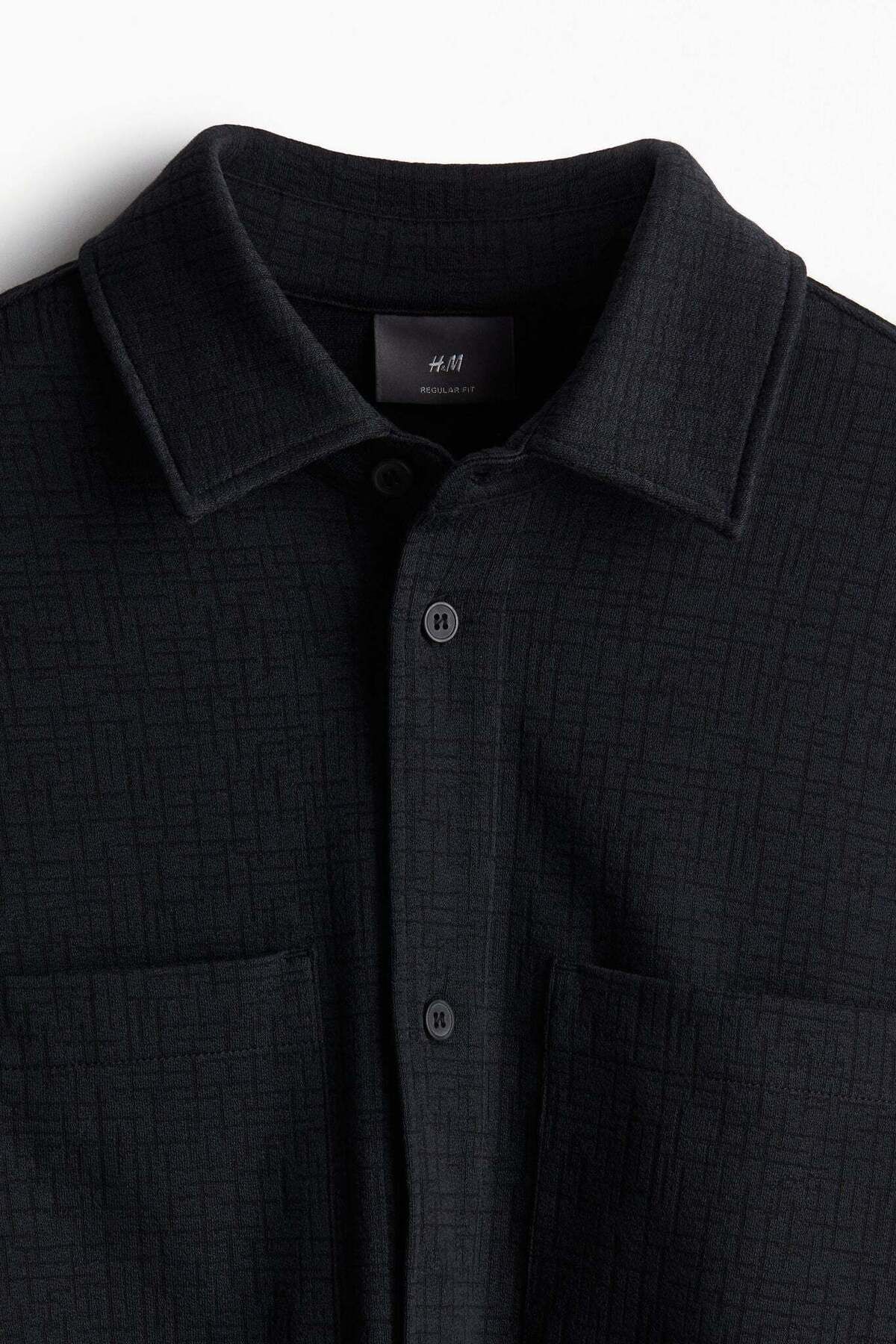 H&M-Regular Fit Structured overshirt 6