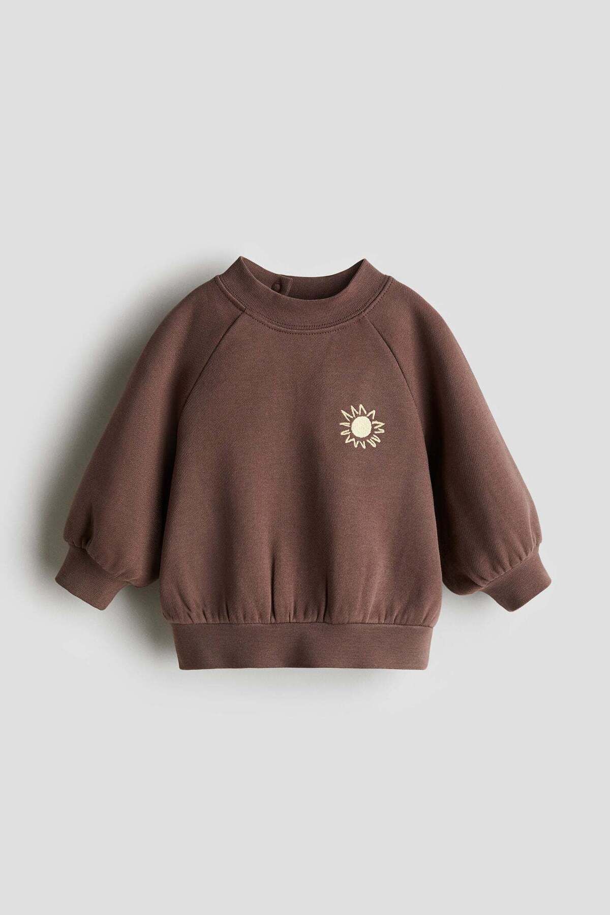 H&M-Embroidery-detail cotton sweatshirt 1