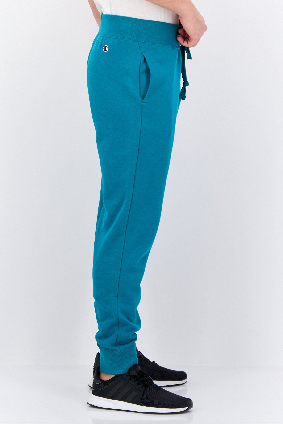 Champion-Men Regular Fit Training Sweatpants, Teal 2