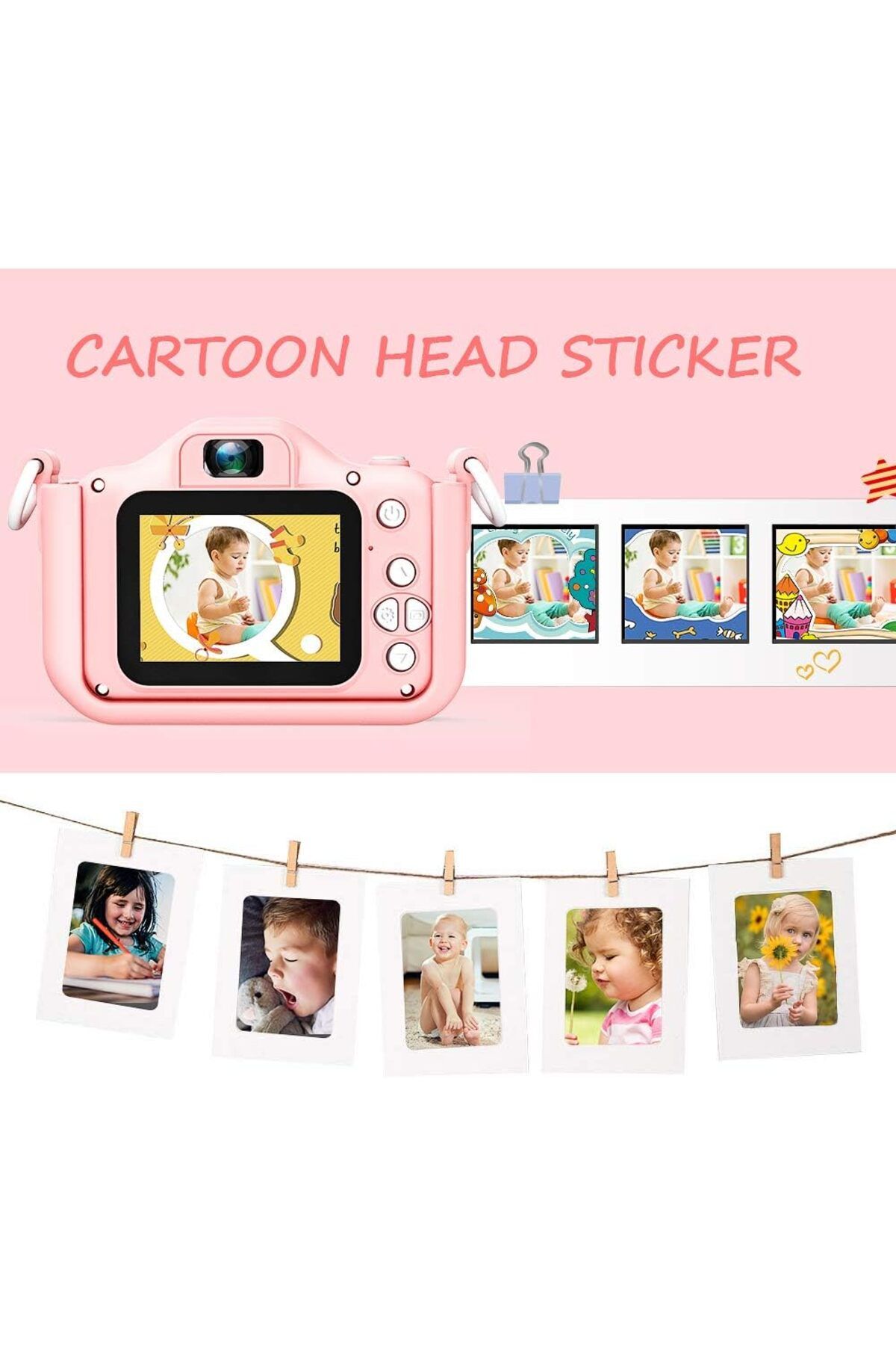 AHW-AWH Kids Digital Dual Camera – Selfie Camera for Kids 3-9 Years, Birthday Gift for Girls/Boys 7