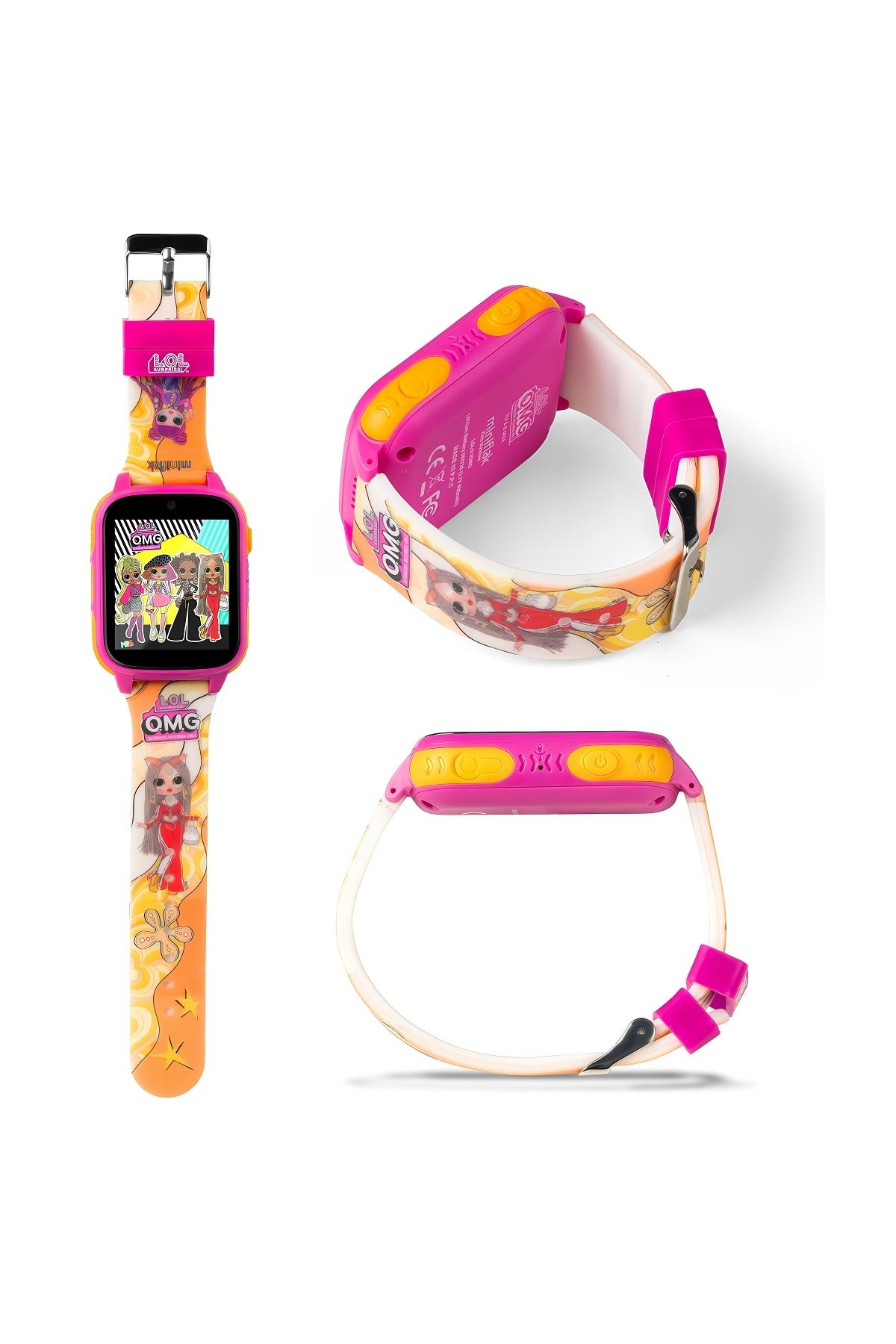 L.O.L. SURPRISE-Yellow Camera Bluetooth Ol Surprise! Children's Watch Without the Feature of Tracking with Clock 26 Games 6