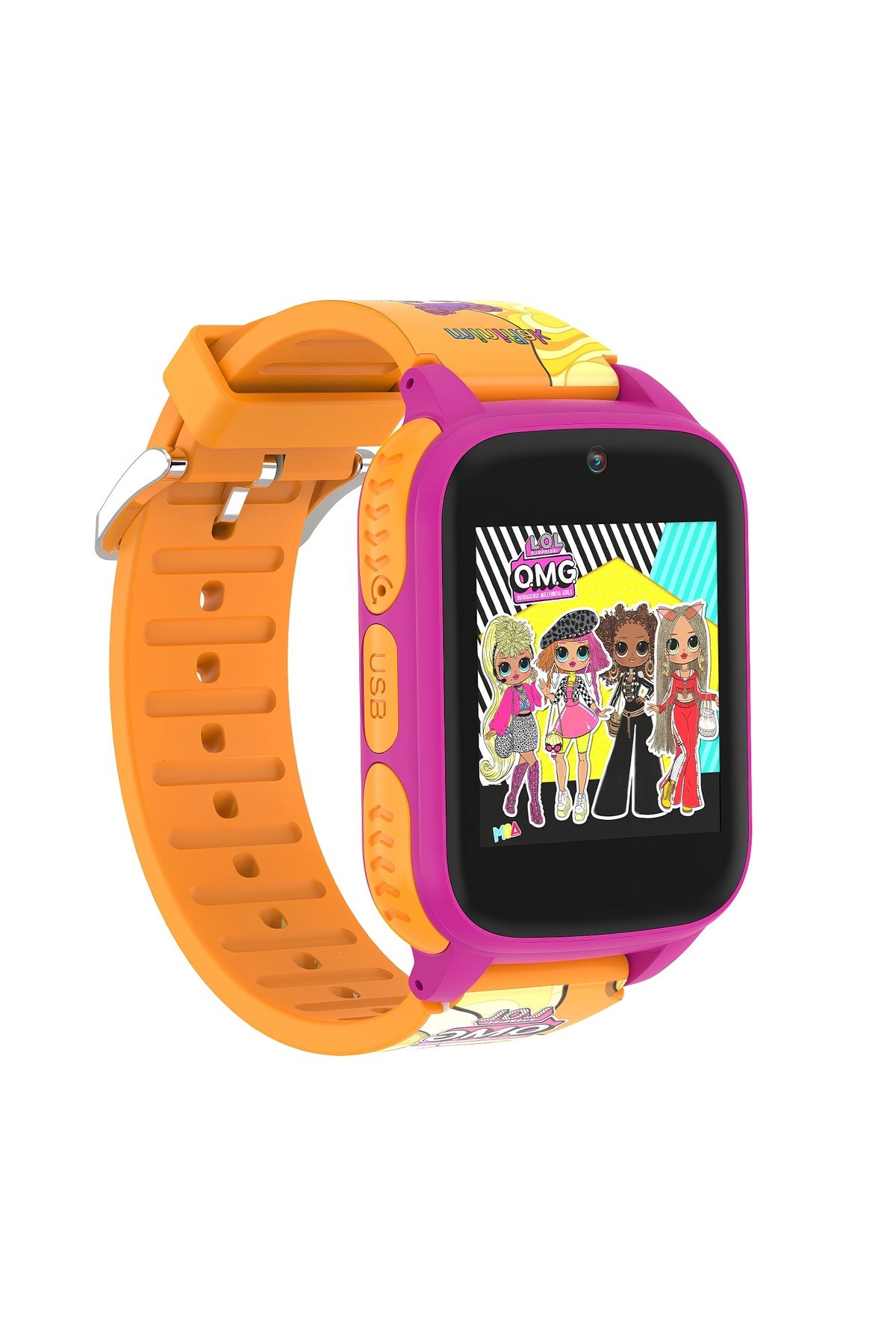 L.O.L. SURPRISE-Yellow Camera Bluetooth Ol Surprise! Children's Watch Without the Feature of Tracking with Clock 26 Games 7