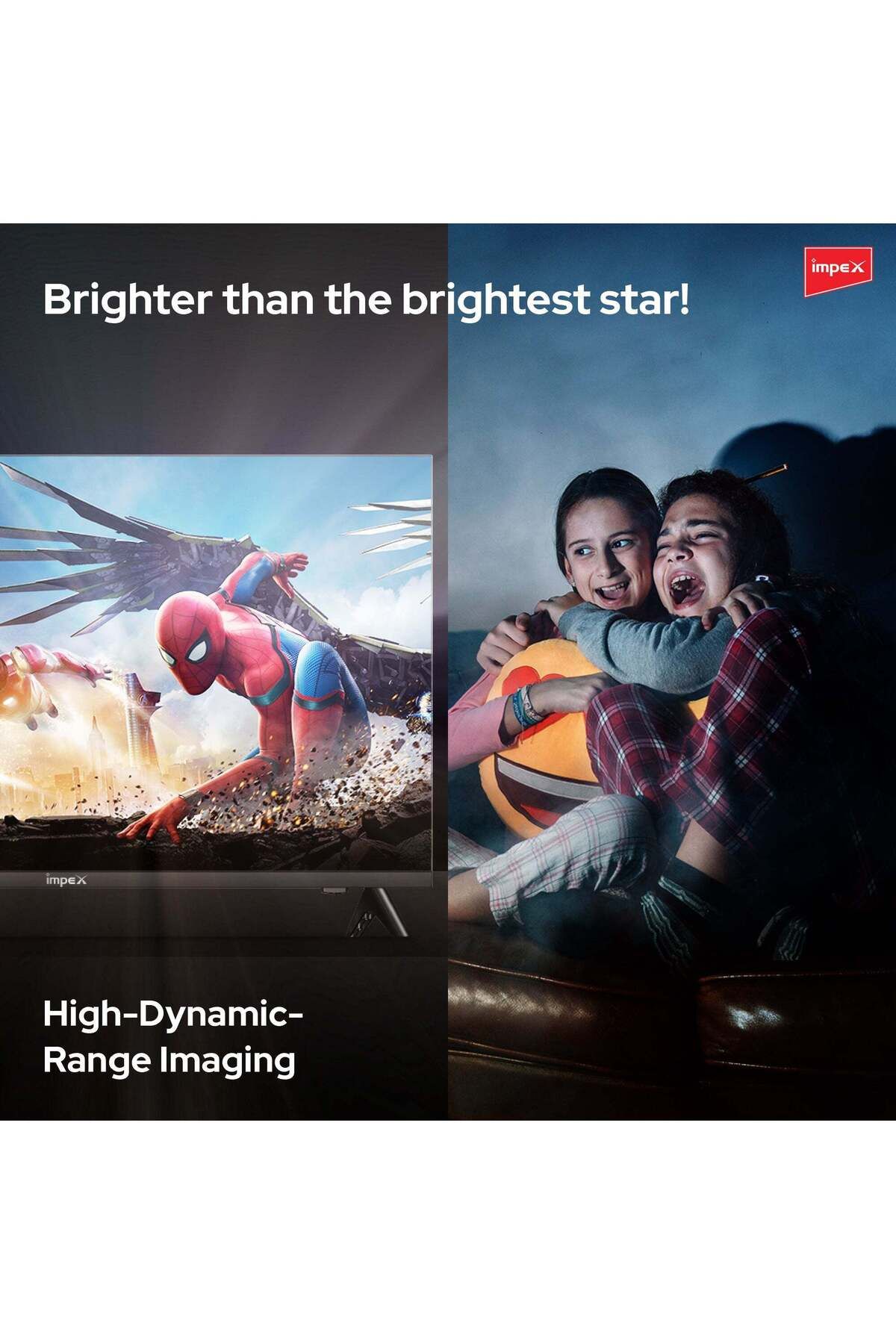 İMPEX-32 Inch HD Smart TV-Frame Less Design Mirror Cast And E-Share, HDMI\USB\ Wi-Fi,Netflix, YouTube 3