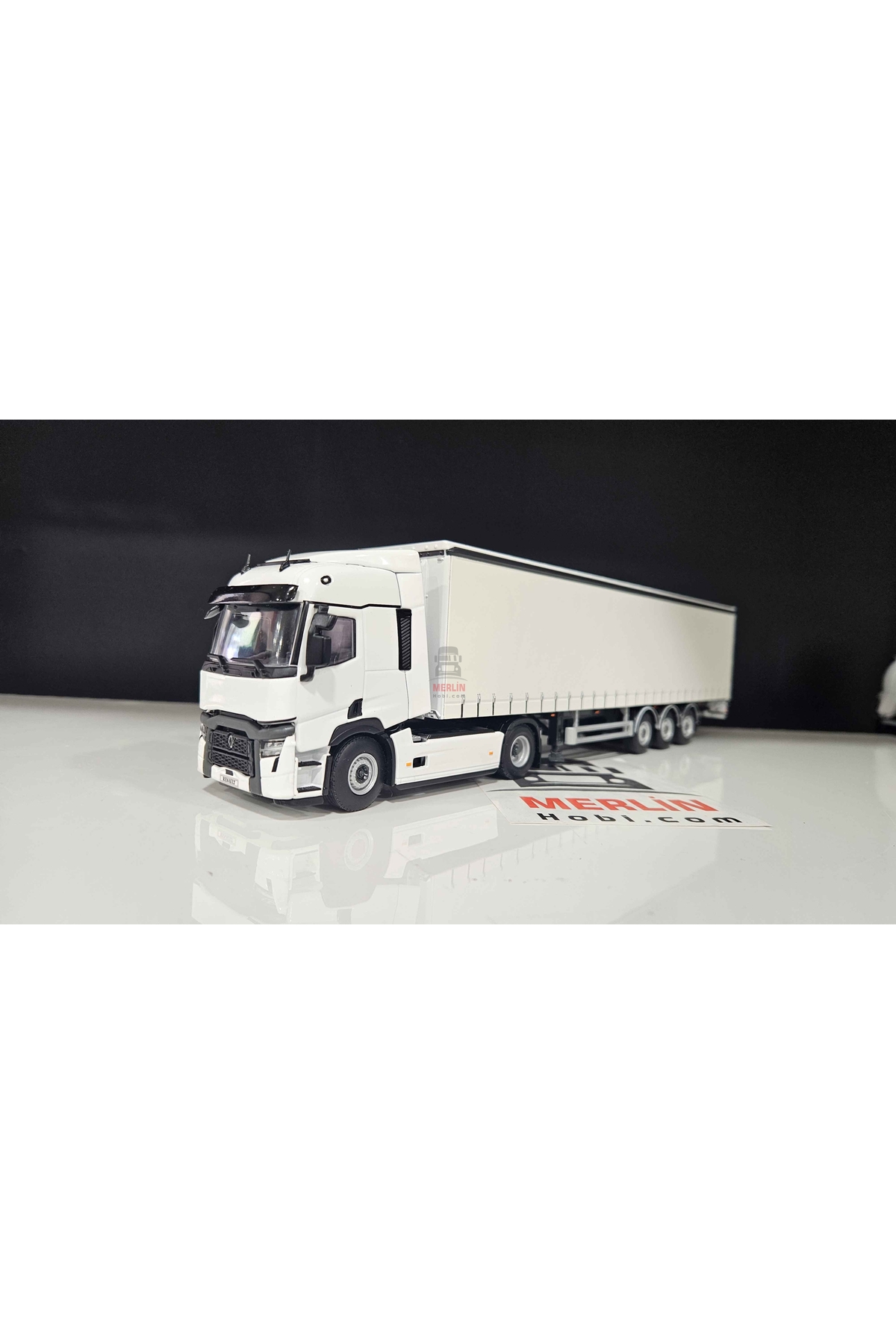 Wsi Model 1/50 Renault T-Evo 4x2 Beyaz + Perdeli / Tenteli Dorse