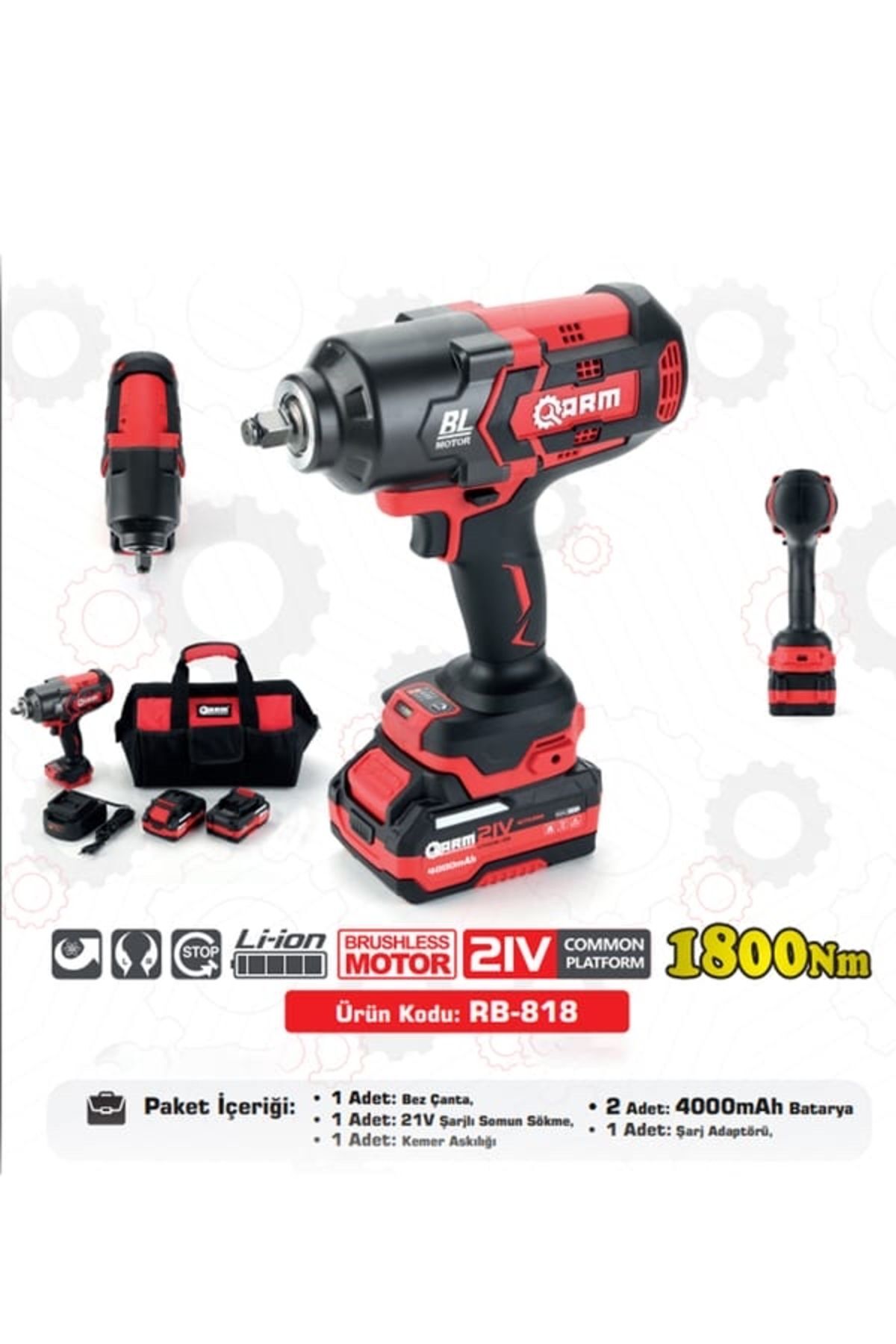 Arm 1/2 ŞARJLI SOMUN SIKMA RB-818 - Fiyatı, Yorumları
