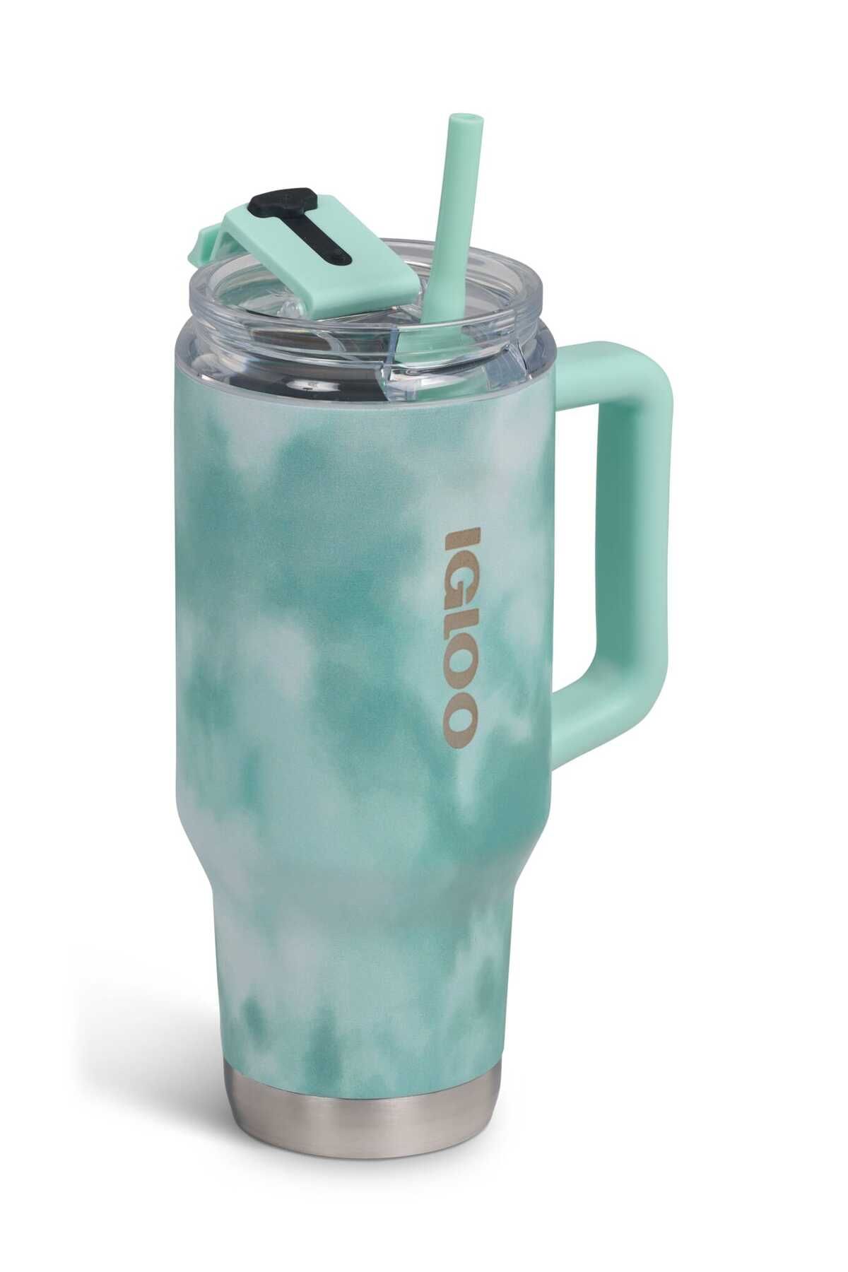 IGLOO-- 32 Oz Flip ‘n’ Sip Travel Mug - Seafoam 2