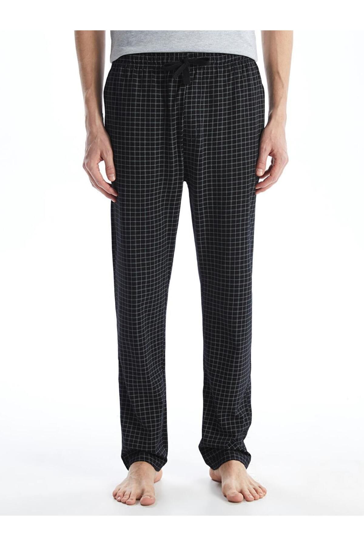 LC Waikiki-Standard Pattern Plaid Men's Pajama Bottom 2