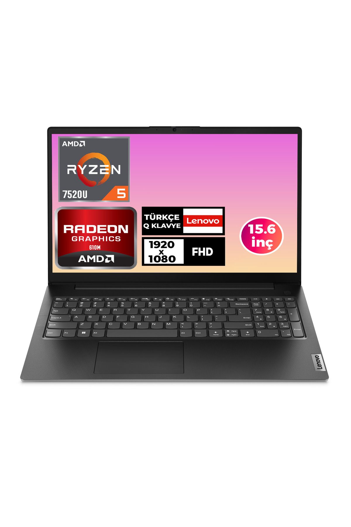 LENOVO V15 G4 Ryzen 5 7520U 8GB 512GB SSD 15.6'' FHD Freedos Taşınabilir Bilgisayar 82YU0124TX
