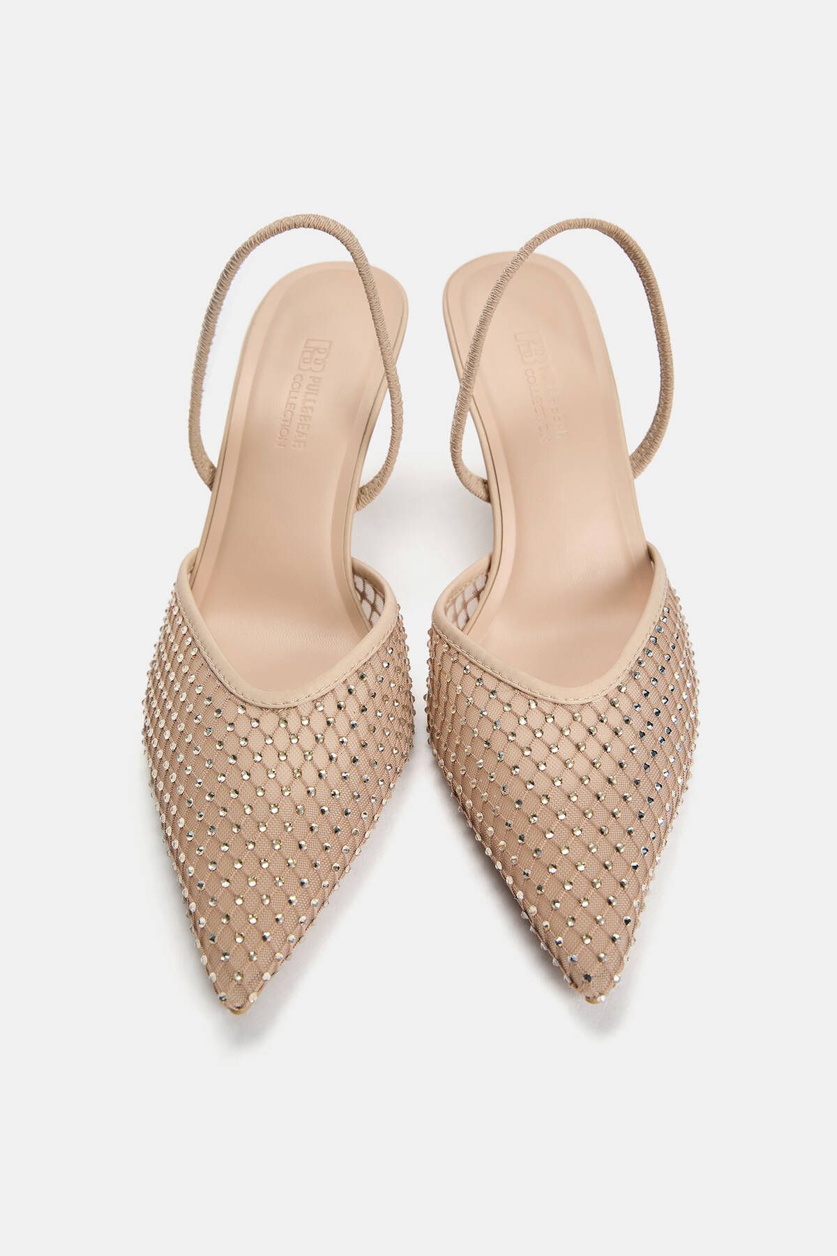 Pull & Bear-Rhinestone high-heel shoes 3