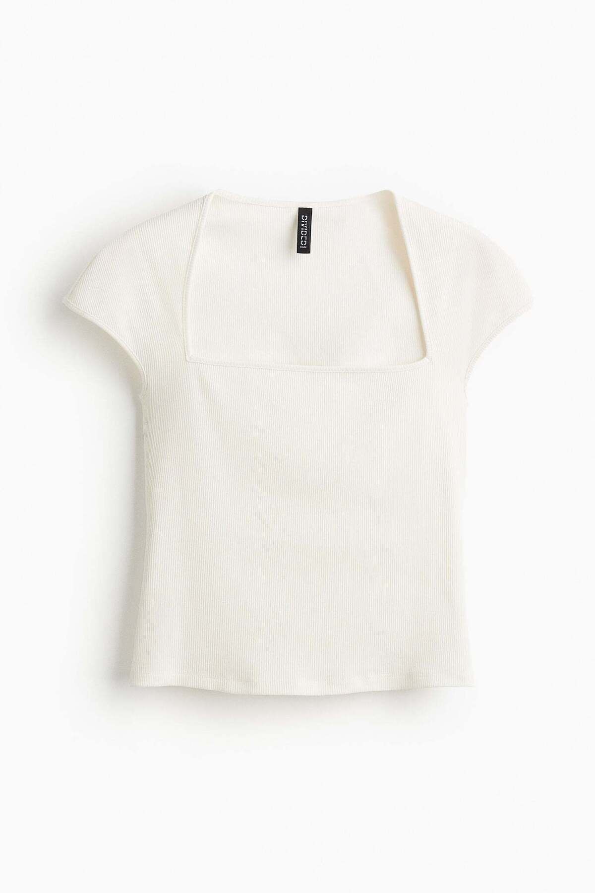 H&M-Cap-sleeved top 6