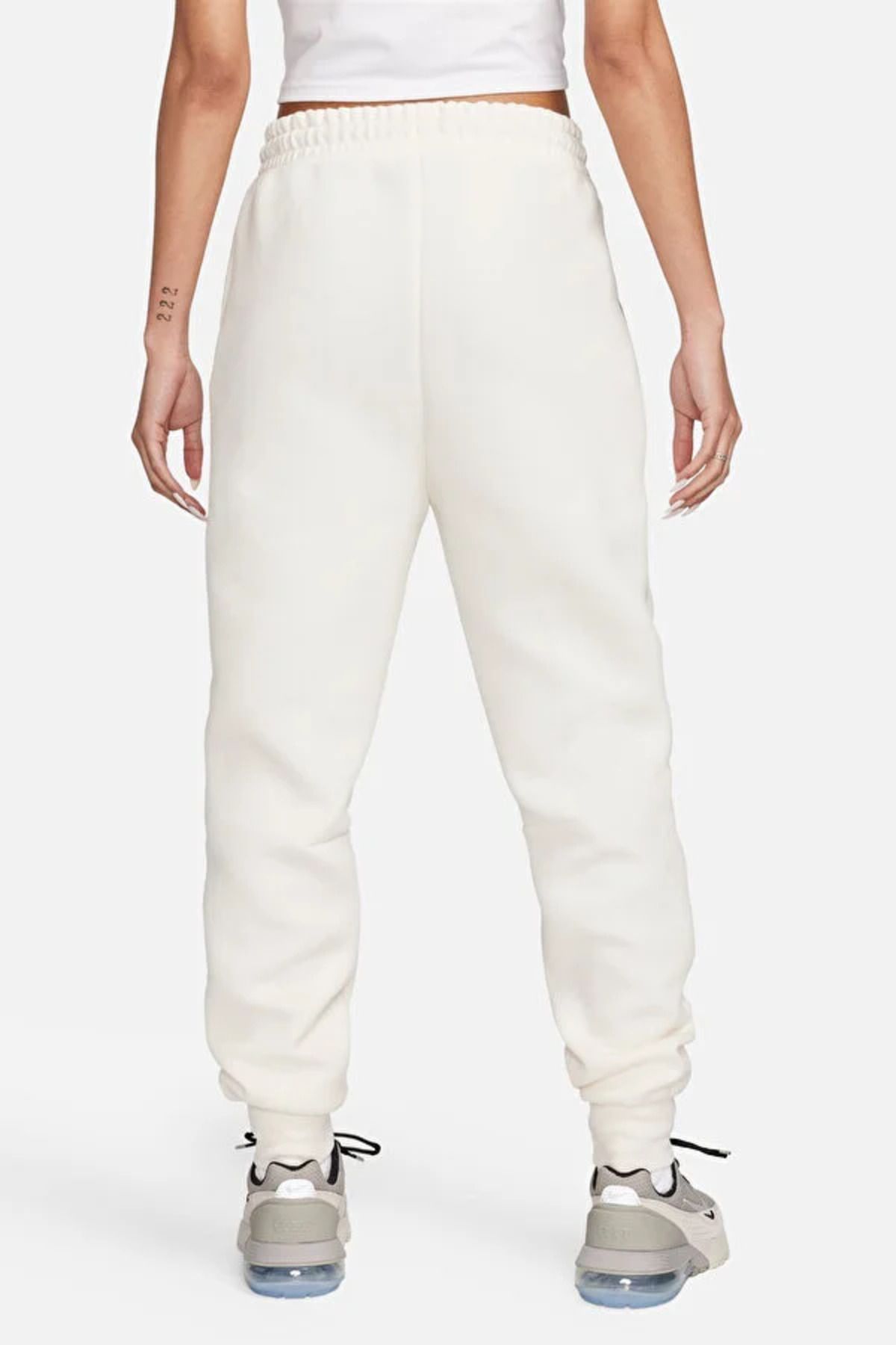 Nike-Women's Sweatpants - W Nsw Tch Flc Mr Jggr, Cream, Big Sport 2