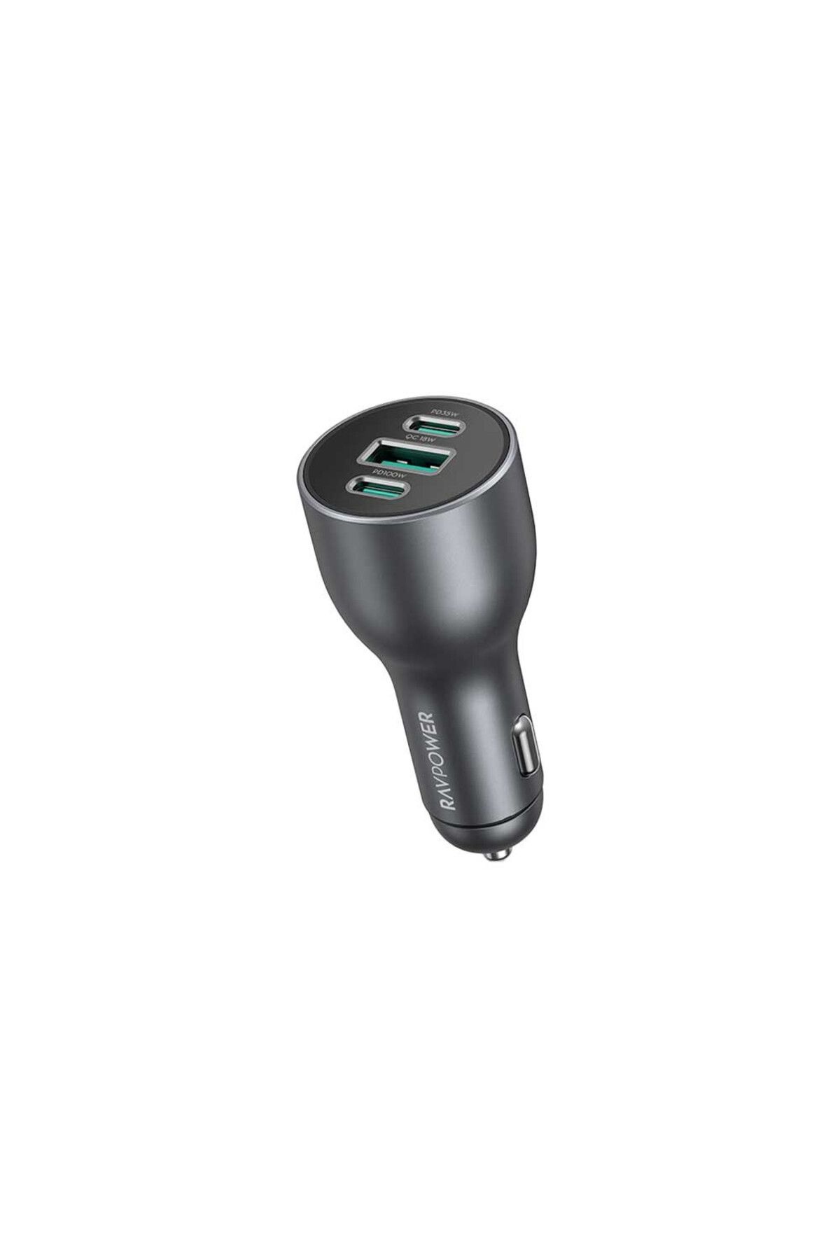 RavPower-RP-VC1011 PD100W 3-port car charger Gray Global Version 1