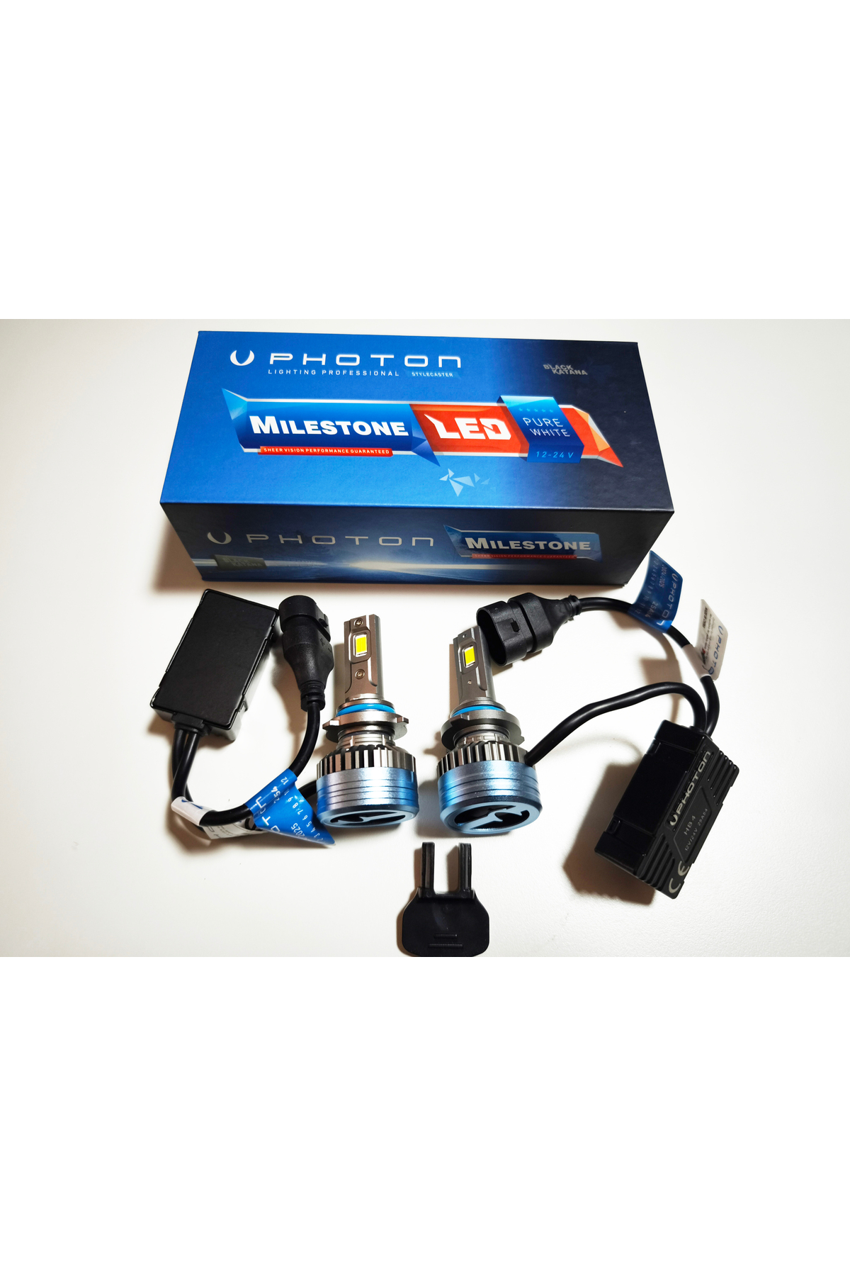 Photon Milestone HB4 9006 Led Xenon Black Katana Yeni Versiyon