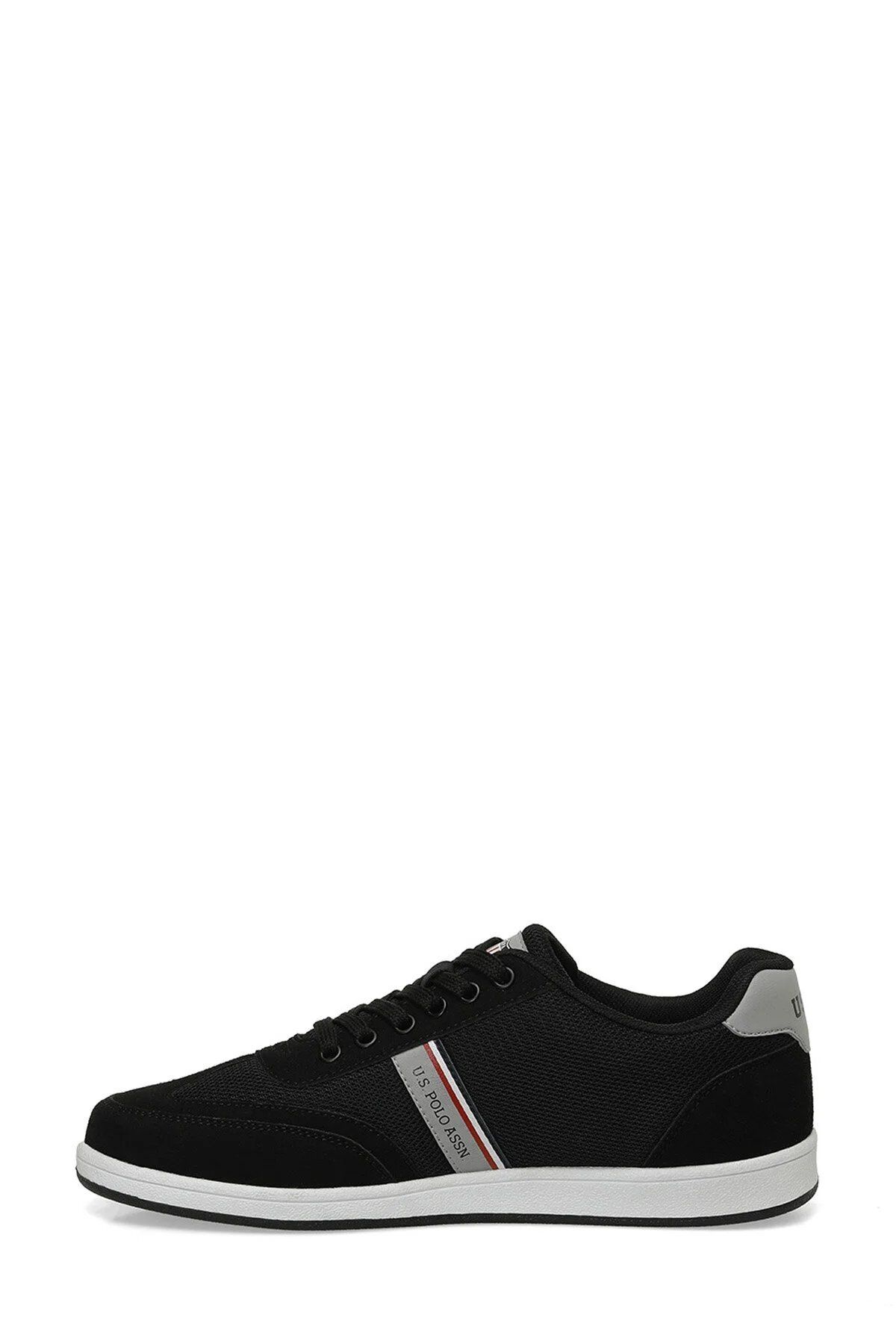 U.S. Polo Assn.-قاعدة. بولو أسن. حذاء رياضي رجالي باللون الأسود من Kares 3